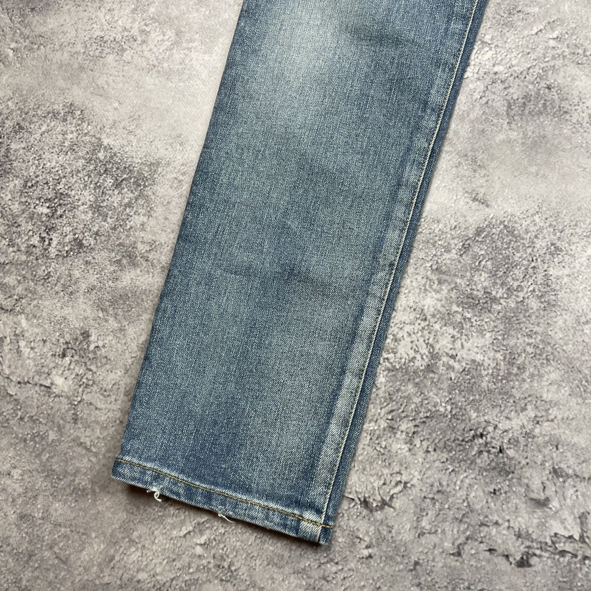 Balmain Balmain Light Blue Biker Stretch Denim Jeans Luxury Size US 34 / EU 50 - 22 Thumbnail