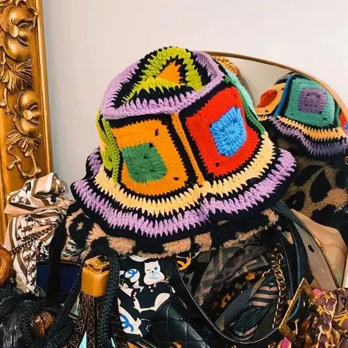 Other Handmade Crochet Bucket Hat Size ONE SIZE - 4 Thumbnail