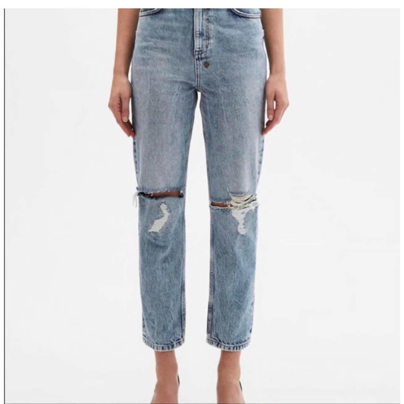 Ksubi Chlo Wasted Trashed High-Rise Distressed Jeans Size 26" / US 2 / IT 38 - 1 Thumbnail