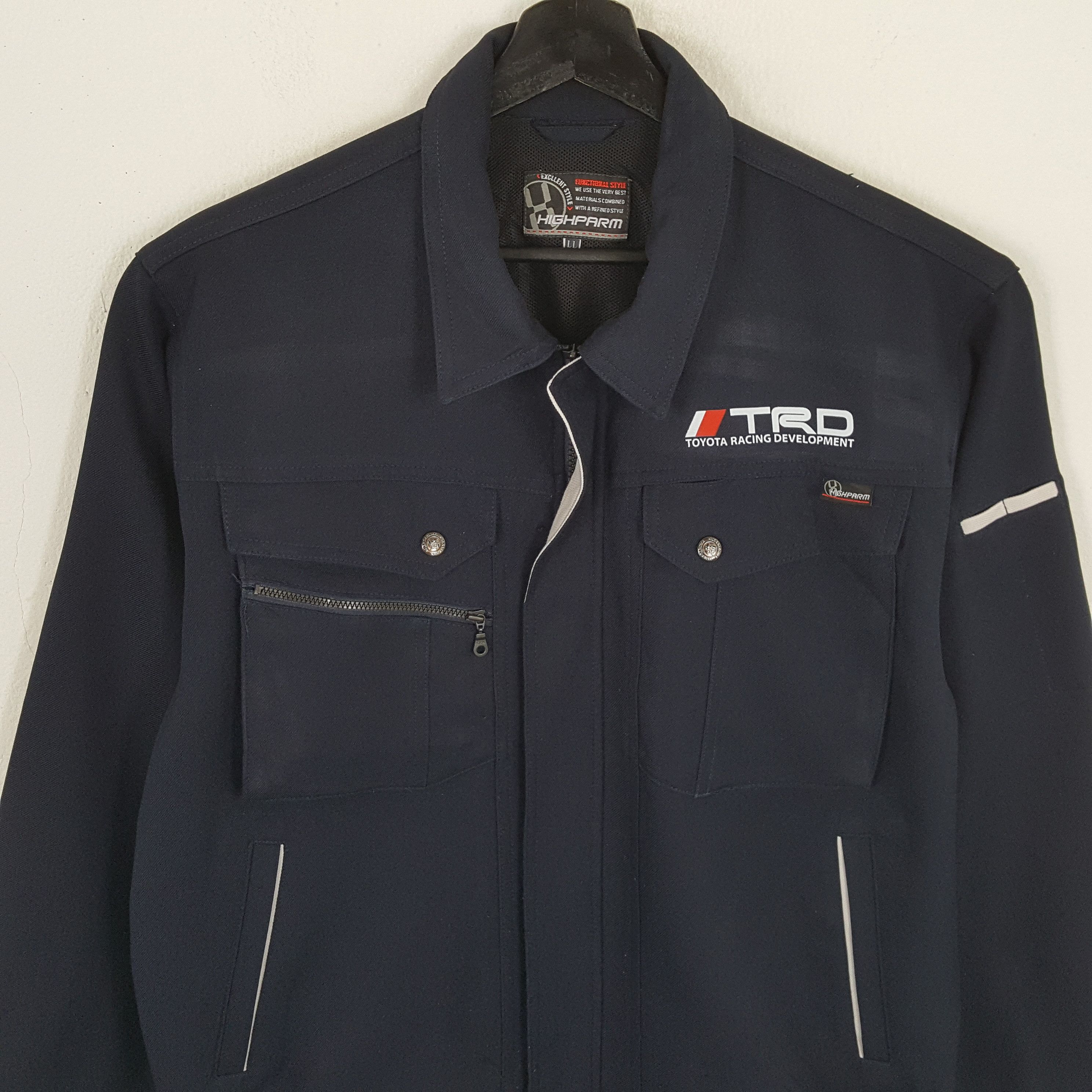 Japanese Brand × Vintage TRD TOYOTA RACING Development Workwear Custom Jacket Size US L / EU 52-54 / 3 - 4 Thumbnail