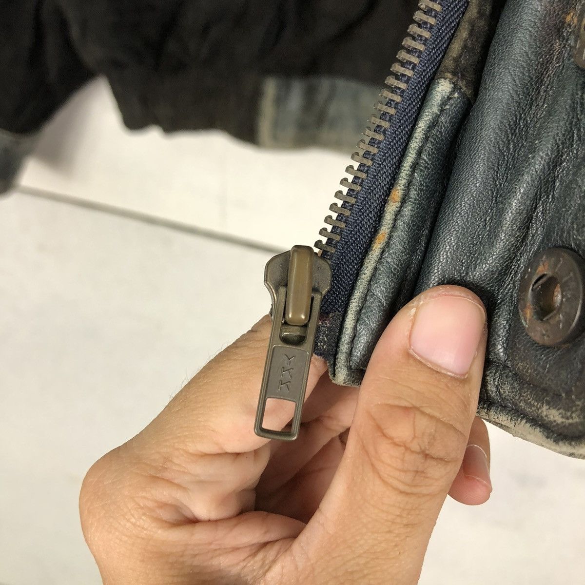 Japanese Brand 🔥VINTAGE BIKER GENUINE LEATHER JACKET CARGO JAPAN MADE Size US L / EU 52-54 / 3 - 16 Thumbnail
