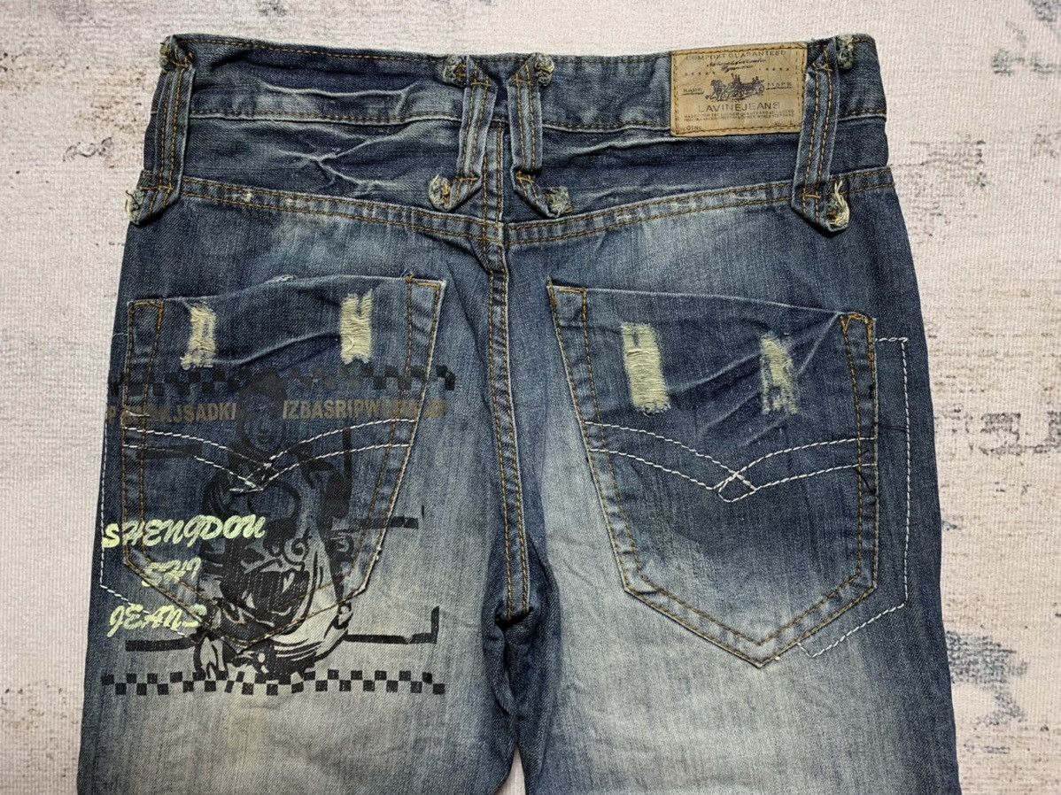 If Six Was Nine 💥BINDING OFFER💥Flared Jeans Lavine Distressed Denim Low Rise Size US 30 / EU 46 - 5 Thumbnail