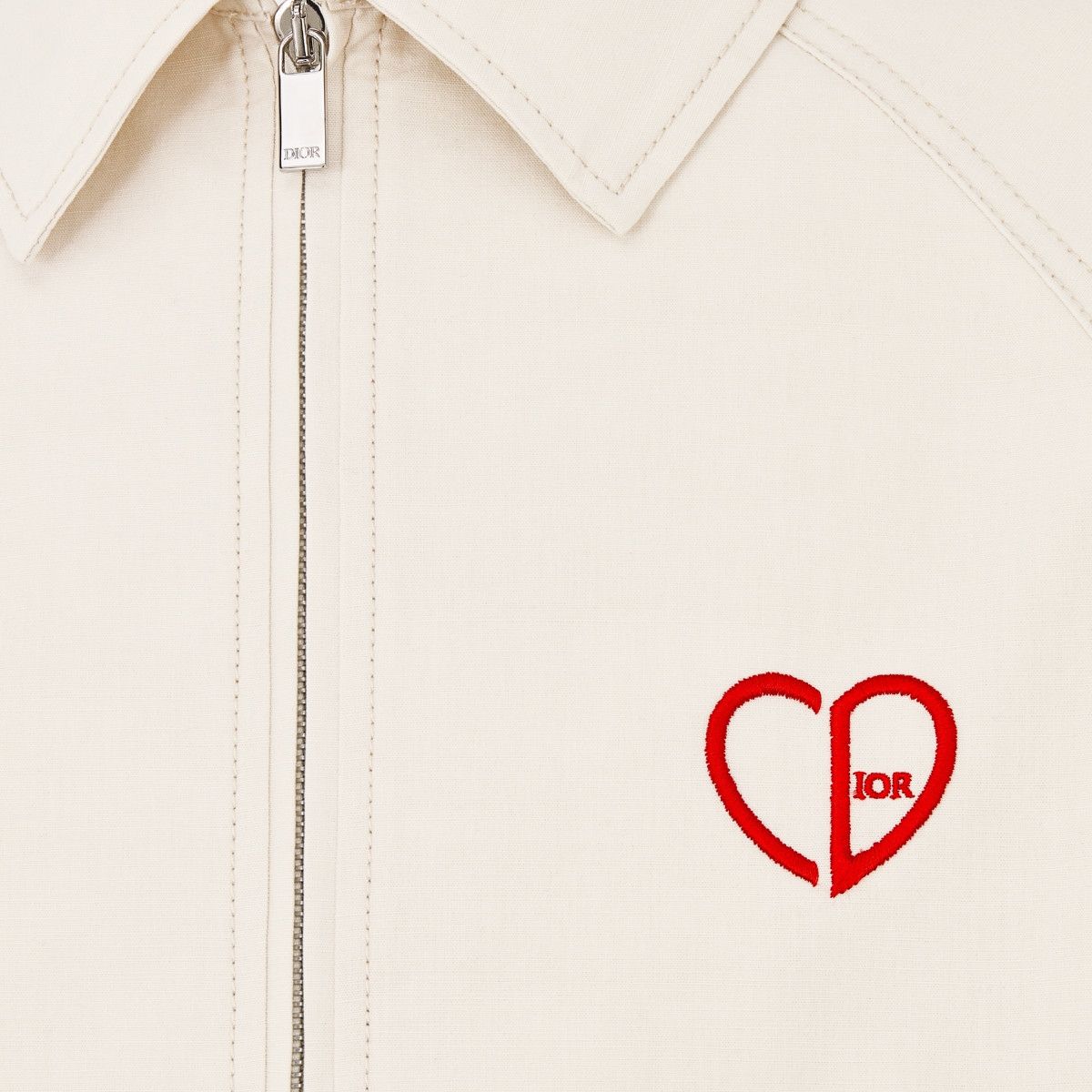 Dior o1bcso1str0226 CD Heart Blouson Jacket in White Size US S / EU 44-46 / 1 - 3 Thumbnail