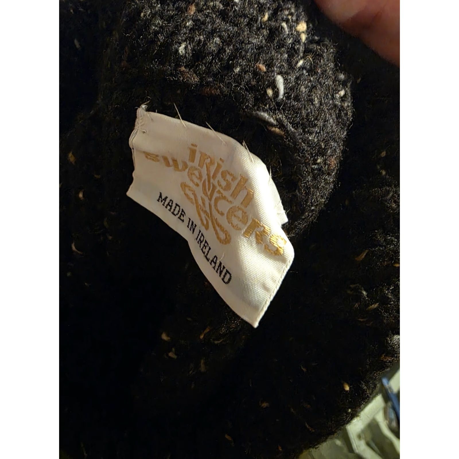 Vintage VINTAGE Irish Wool Sweater 2XL Women Crew Neck Cable Knit 100% Wool Gray Heavyweight 80s 90s Pullover Crew Neck Winter Fall Womens Size XXL / US 16-18 / IT 52-54 - 2 Thumbnail
