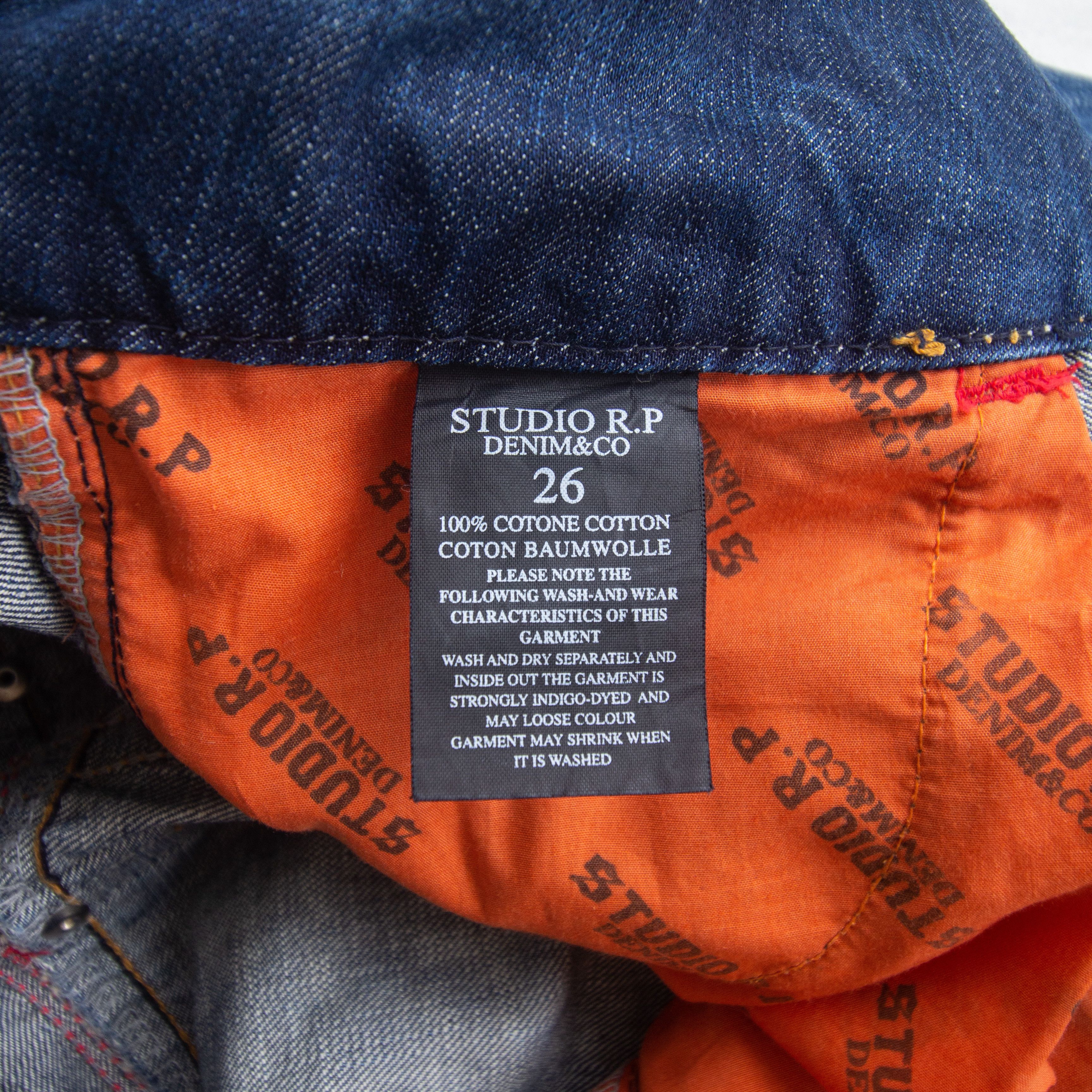 Japanese Brand Red Pepper Low Waist Bootcut Jeans Size 26" / US 2 / IT 38 - 14 Thumbnail