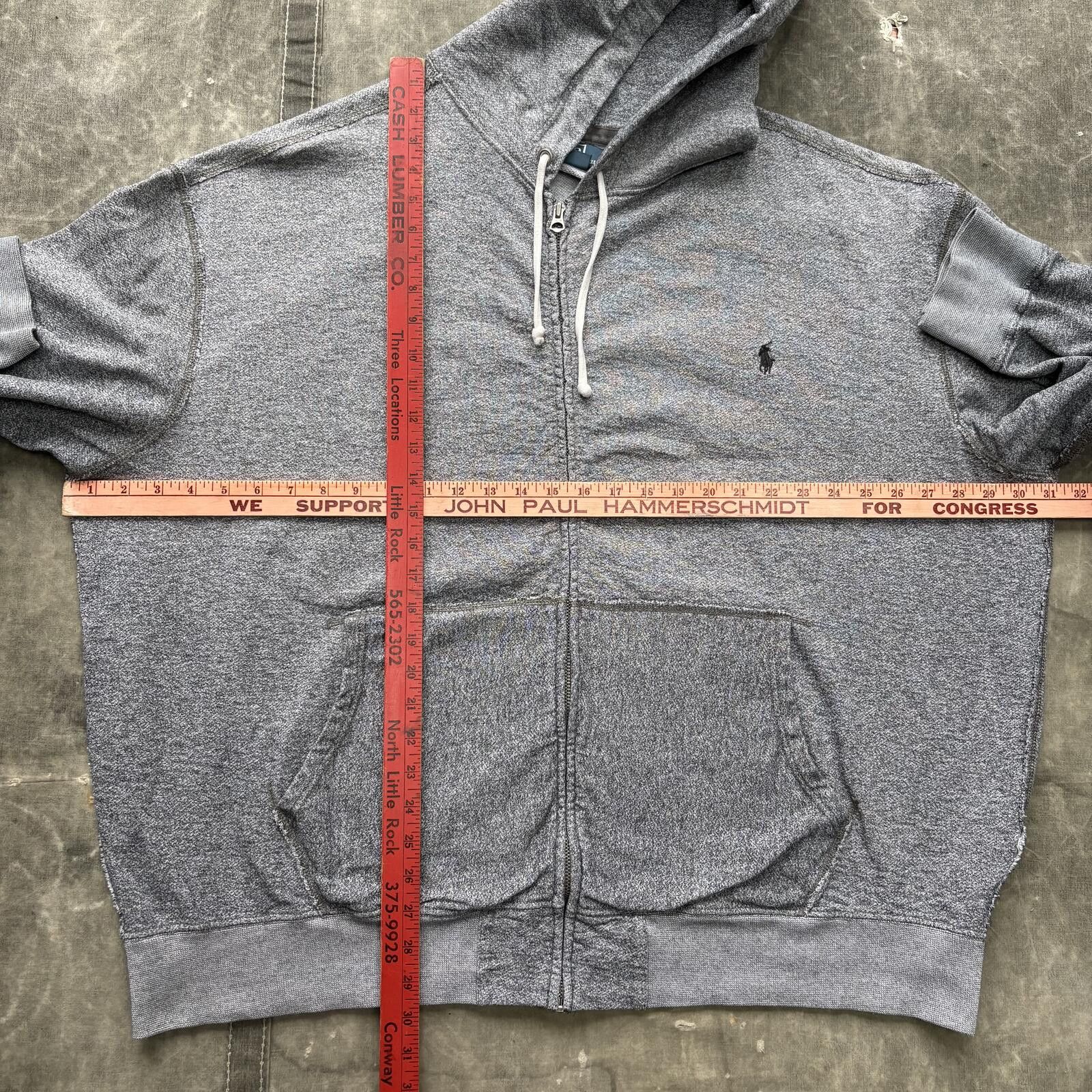 Polo Ralph Lauren Vintage Y2K Polo Ralph Lauren 3XB Big Preppy Full Zip Hoodie Size US XXL / EU 58 / 5 - 4 Thumbnail