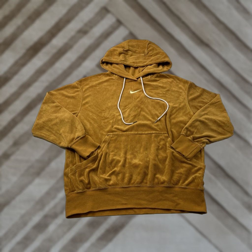 Nike **Ochre Nike Sportswear Women's XS Oversized Pullover Hoodie Sweatshirt** User: Ochre Nike Sportswear Women's XS Oversized Pullover Hoodie Sweatshirt Size XS / US 0-2 / IT 36-38 - 1 Thumbnail