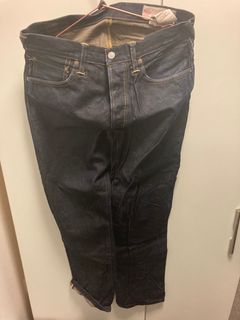 Straight jeans Louis Vuitton x Supreme Blue size 32 US in Cotton - 15846431