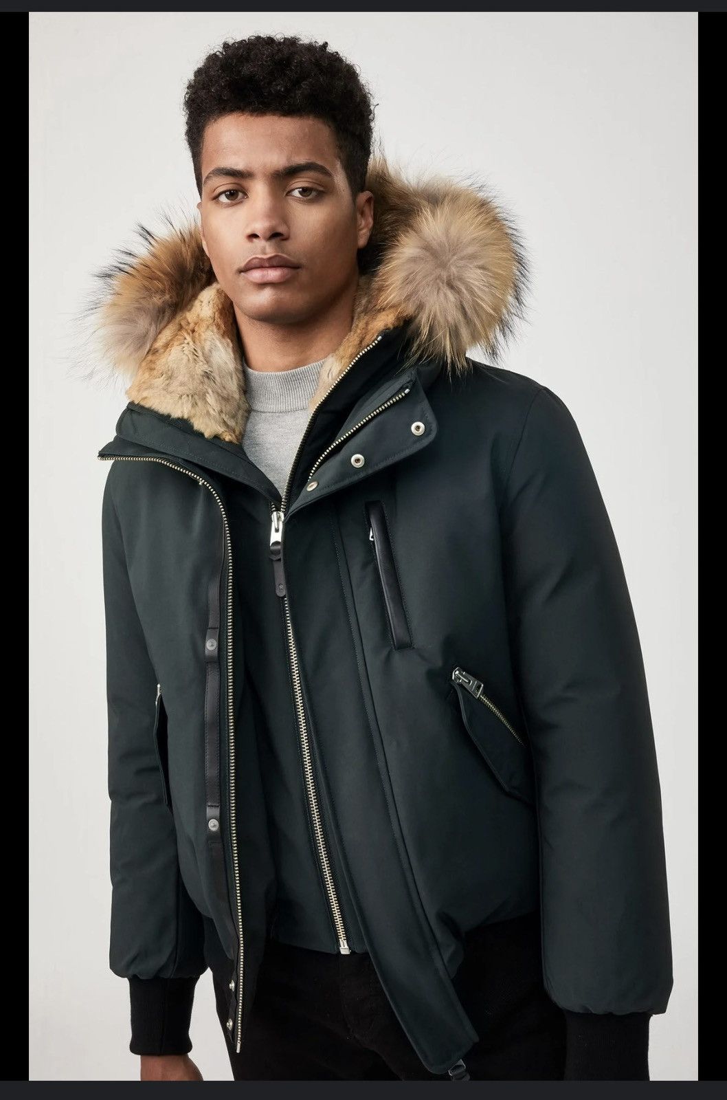Mackage Mackage Dixon down filled jacket with removable fur hood Size US L / EU 52-54 / 3 - 7 Thumbnail