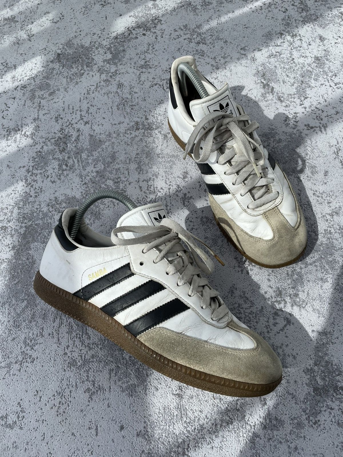 adidas gazelle silver green womens Adidas Skateboarding Samba ADV Shoe - White/Green main image 1