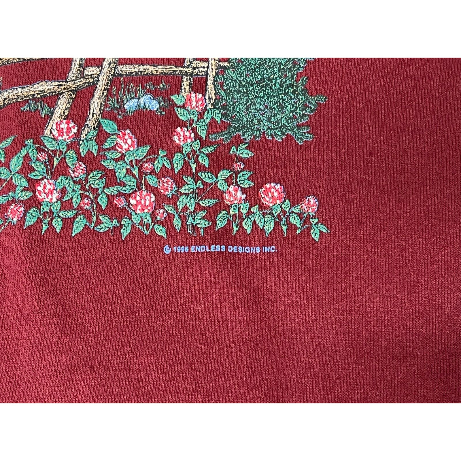 Vintage Vintage 1996 Endless Designs Barn Scenery Crewneck 2XL Size US XXL / EU 58 / 5 - 4 Thumbnail