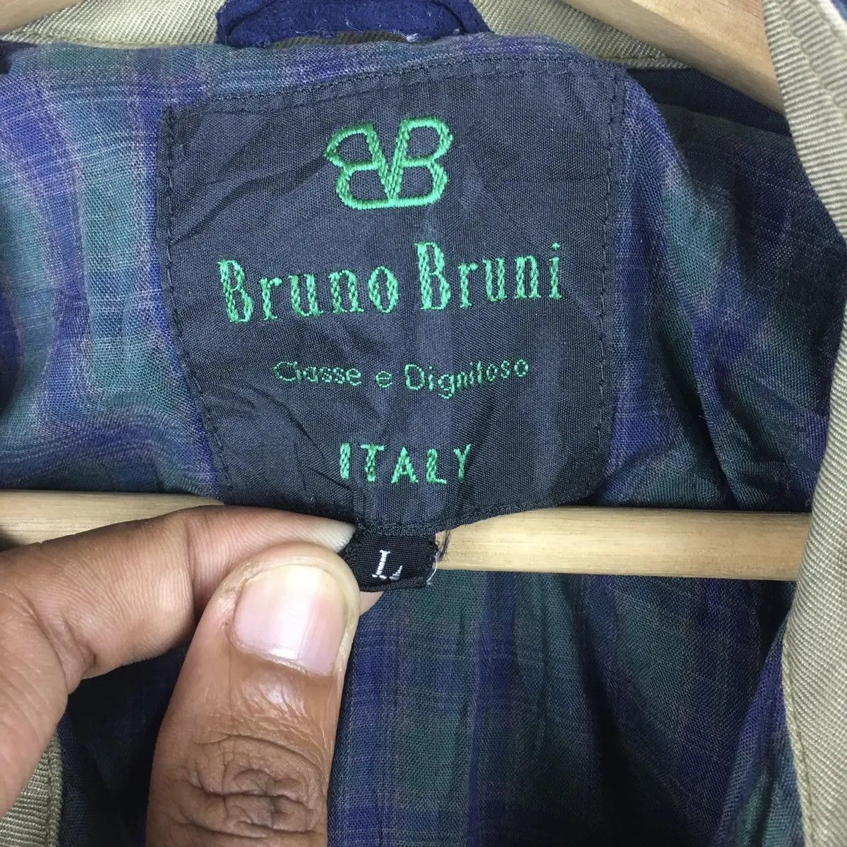 Vintage Vtg BRUNO BRUNI ITALY Denim Jeans Cotton Jacket Sweater Size US L / EU 52-54 / 3 - 5 Thumbnail