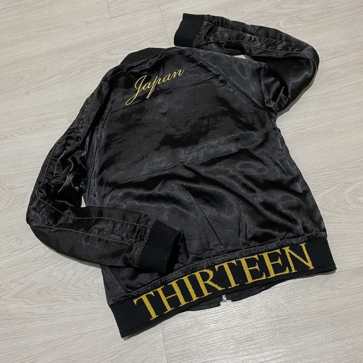 Japanese Brand Thirteen japan embroidery reversible sukajan souvenir jacket Size US M / EU 48-50 / 2 - 1 Thumbnail