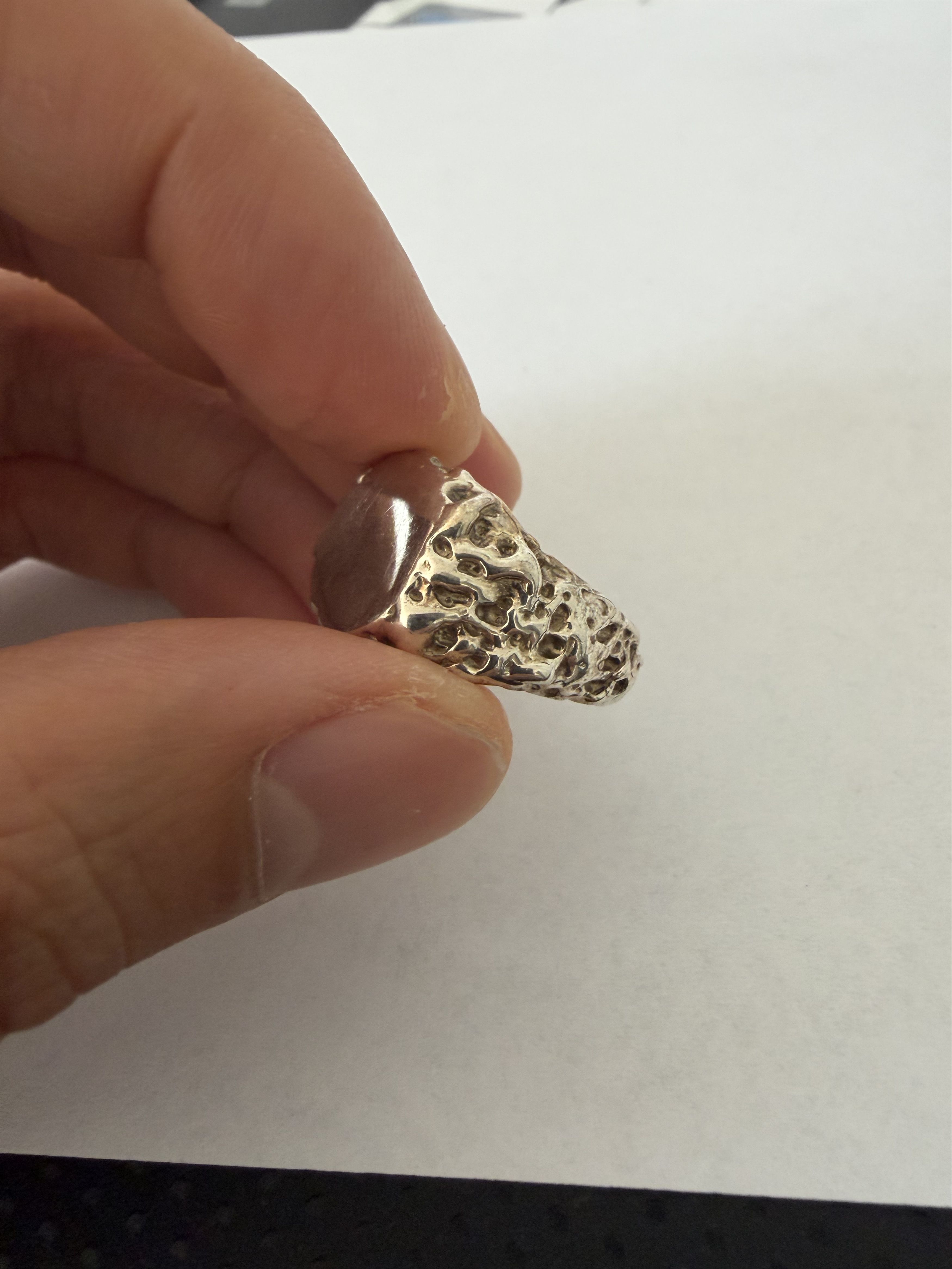 Other FARIS Roca Signet Ring Sterling Silver 925 Size 10 Size ONE SIZE - 4 Thumbnail