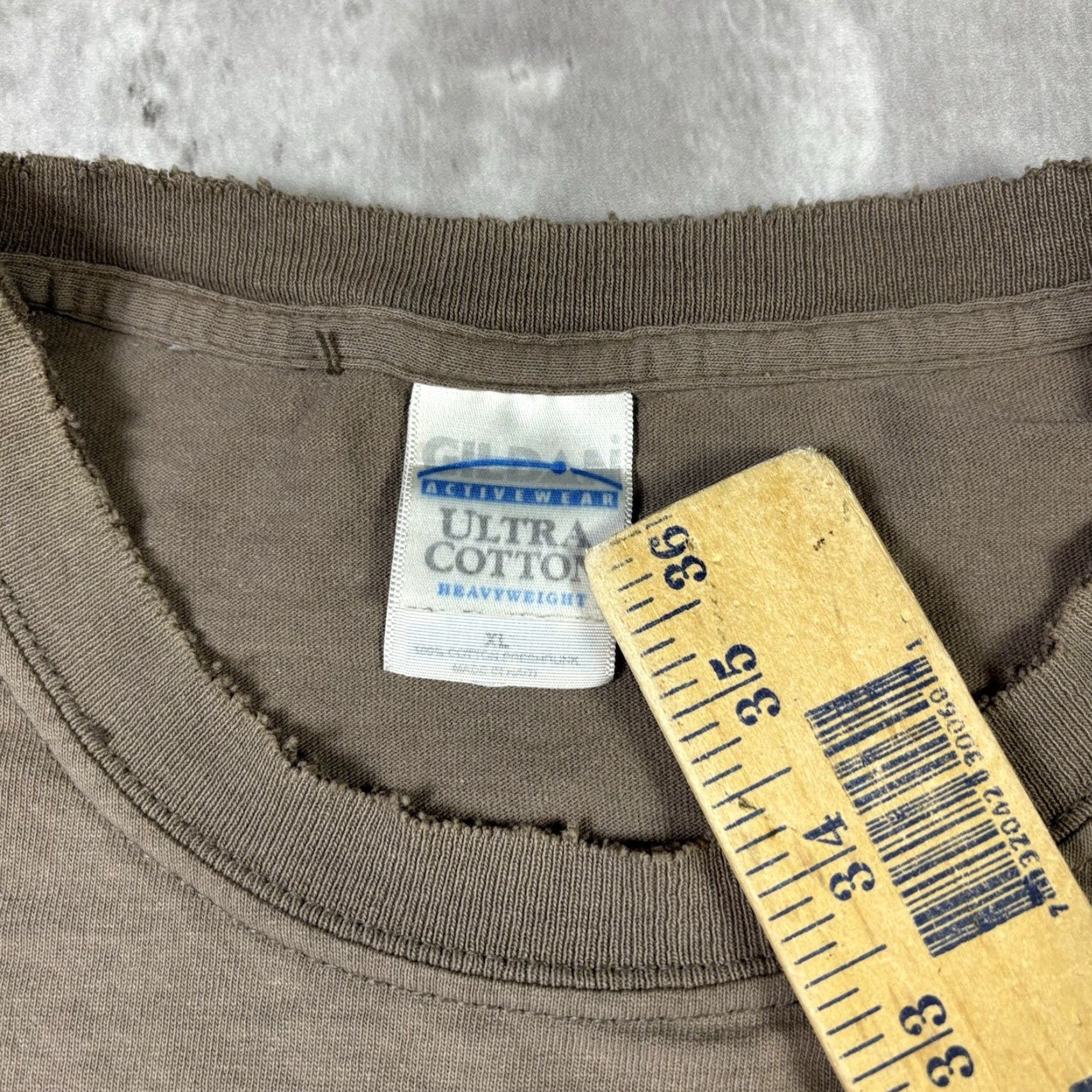 Gildan VINTAGE Big Johnson Tequila T Shirt Funny Quote Humor Brown Distressed Adult XL Size US XL / EU 56 / 4 - 5 Thumbnail