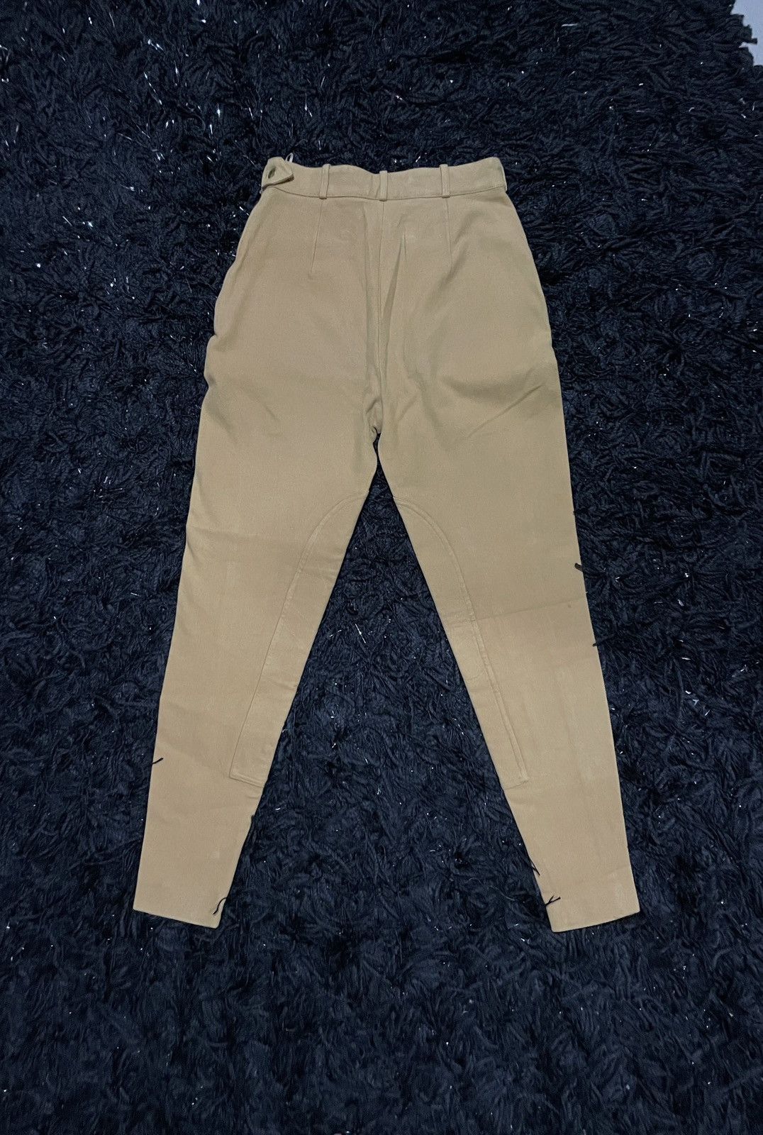 Designer × Hermes × Vintage HERMES- PARIS Equestrian Windowpane Riding Jodphur Pants Size 28" / US 6 / IT 42 - 2 Thumbnail