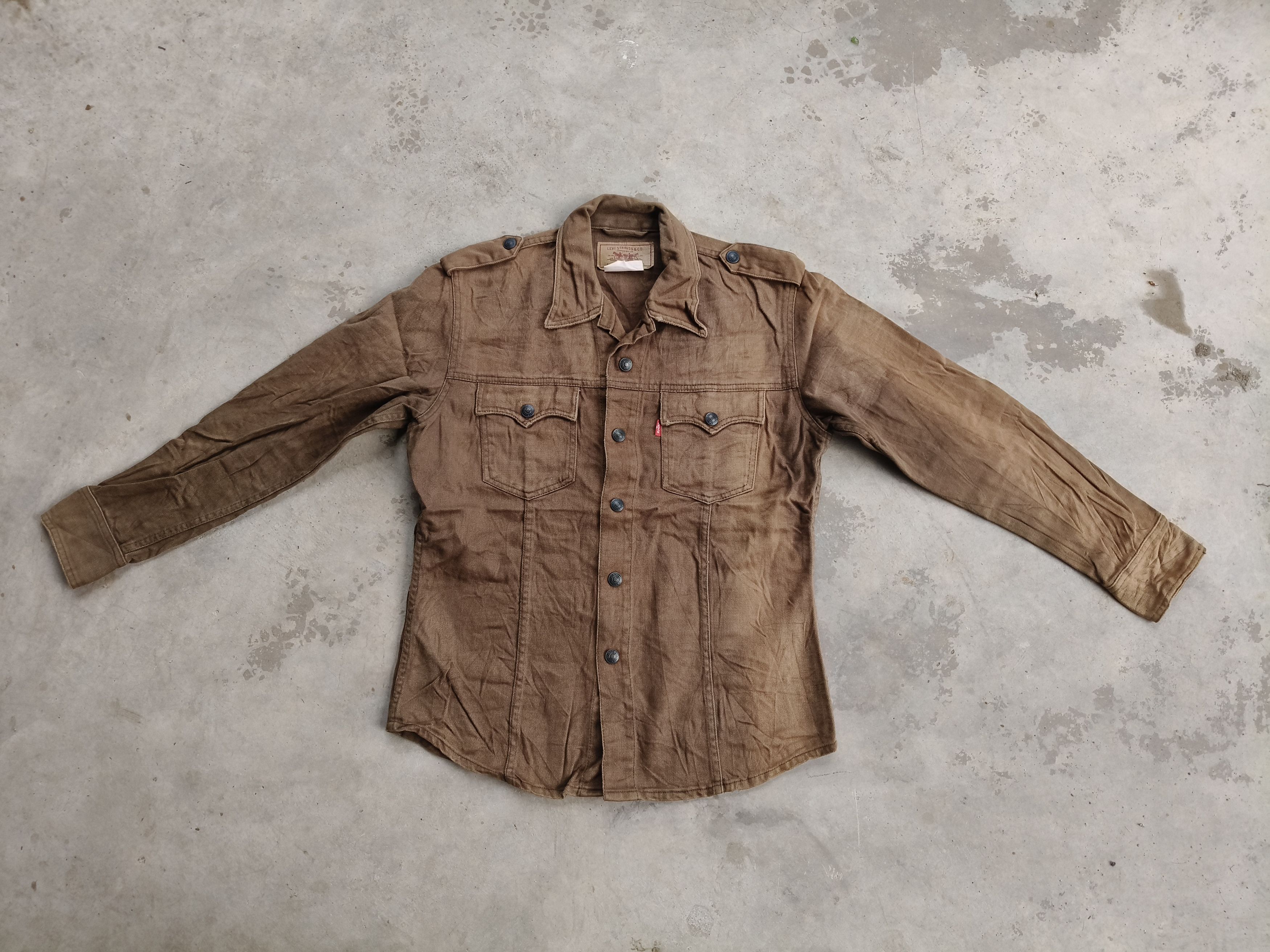 Levi's Denim Button jacket Sun Faded
