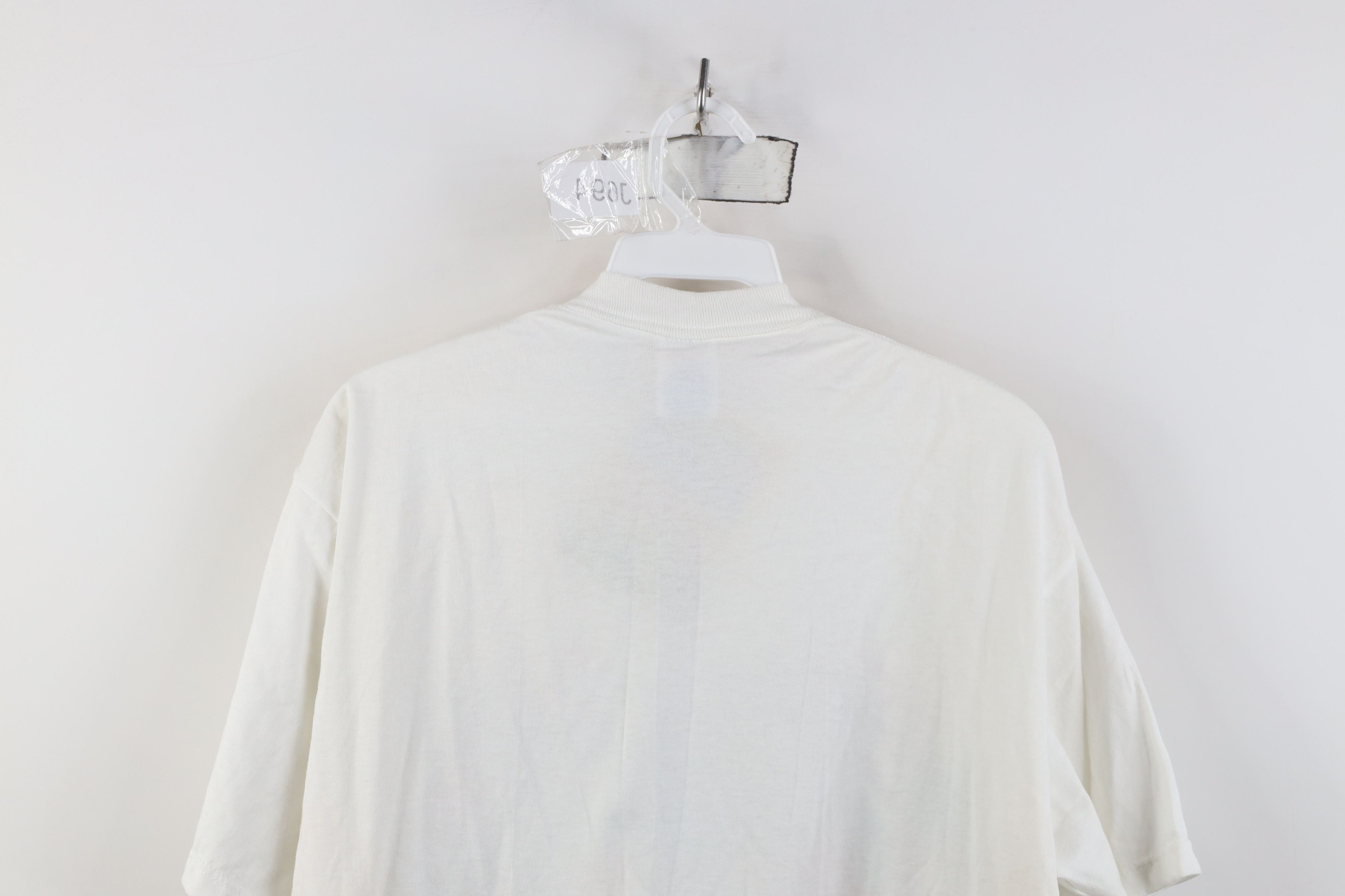 Vintage Deadstock Vintage 90s Streetwear Flower T-Shirt White USA Size L / US 10 / IT 46 - 14 Thumbnail