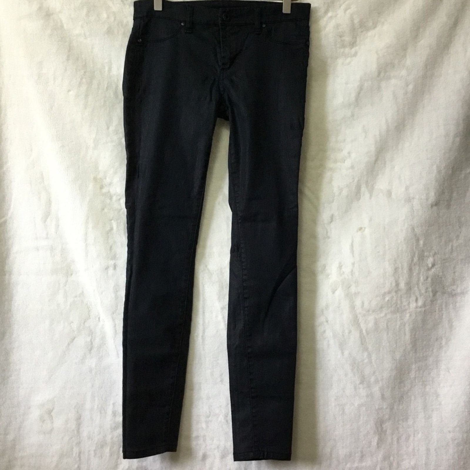 BLANKNYC Blank NYC Dark Gray Shimmer Stretch Skinny Jeans Size 28" / US 6 / IT 42 - 1 Thumbnail
