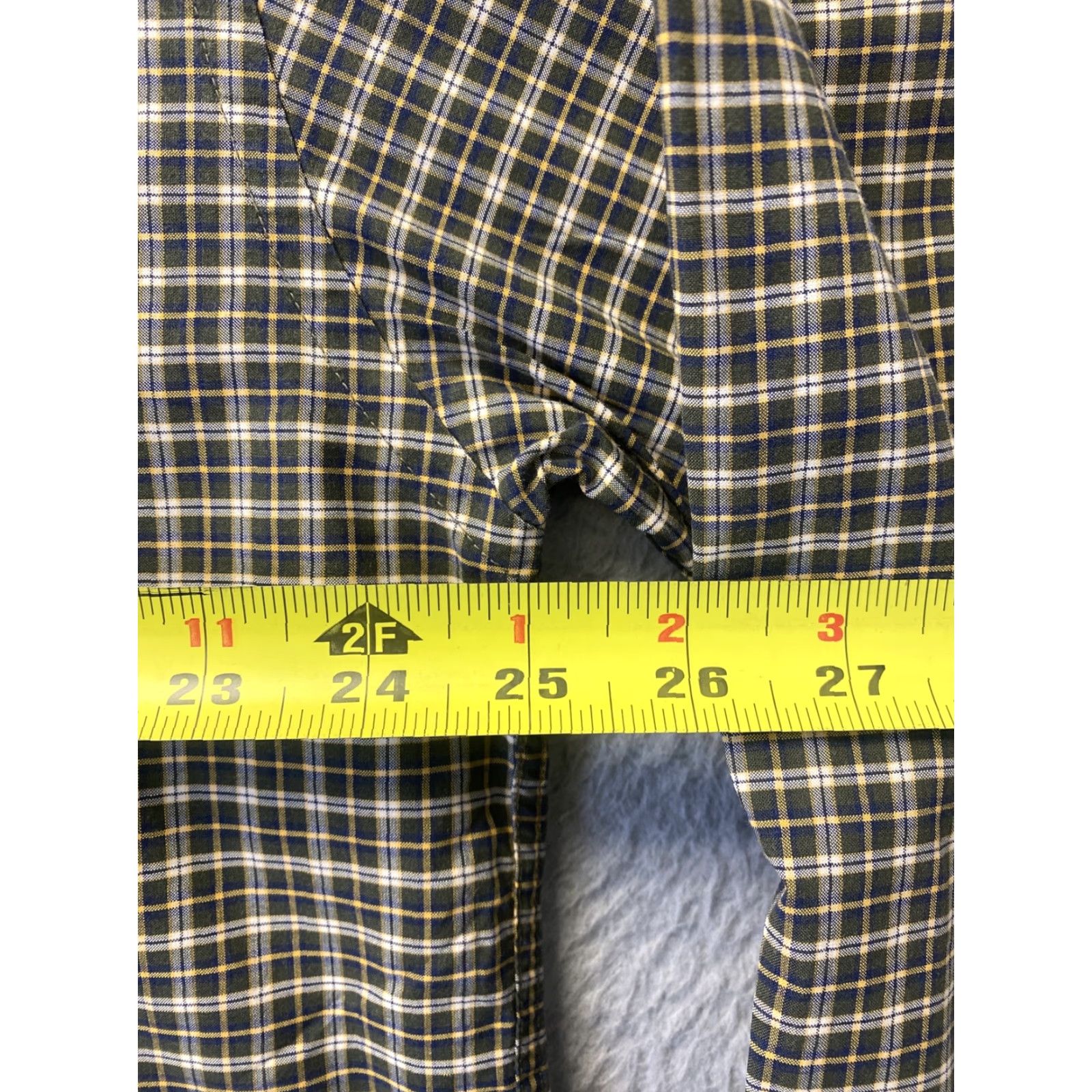 Tommy Hilfiger Tommy Hilfiger Shirt Button-Up Check Brown Long Sleeve XL Mens Size XL / US 12-14 / IT 48-50 - 5 Thumbnail