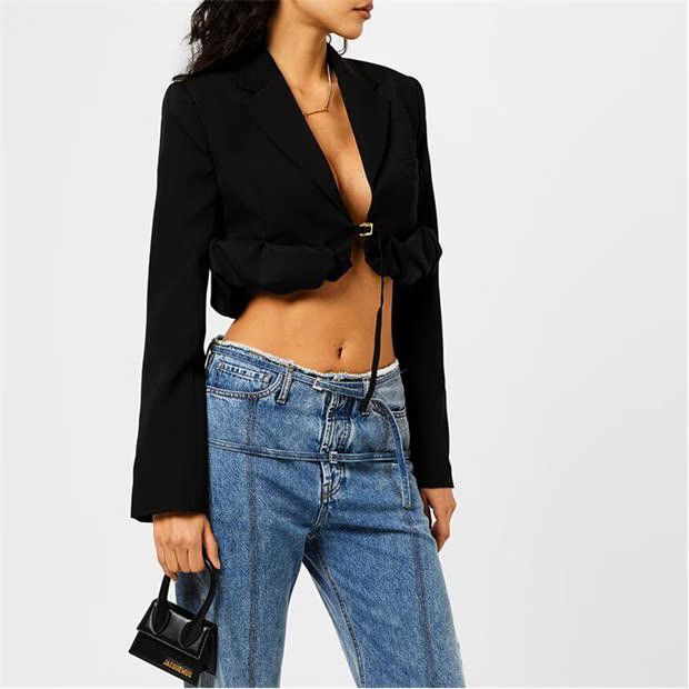 Jacquemus o1g2r1mq1024 Blazer in Black Size S / US 4 / IT 40 - 4 Thumbnail