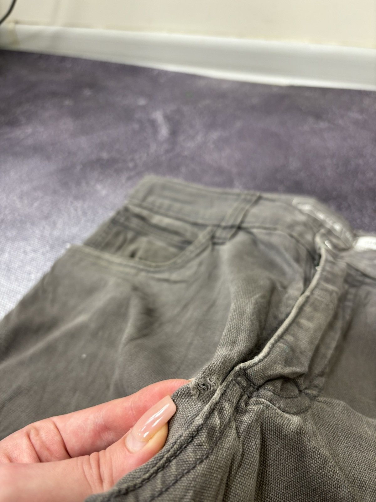 Carhartt Vintage Carhartt USA Gray Y2K Work Hype Pants Jeans Size US 32 / EU 48 - 12 Thumbnail