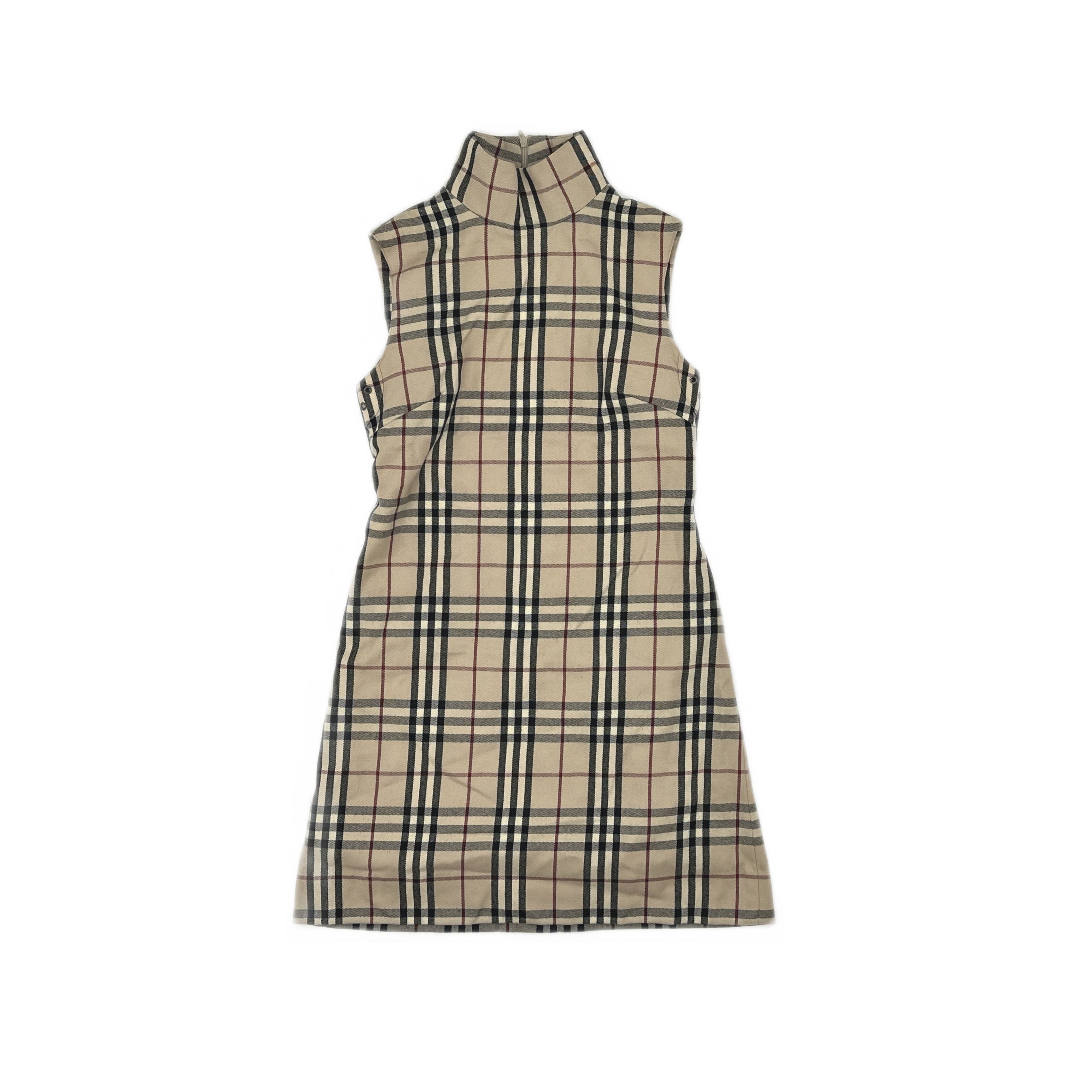 Burberry Burberry Check Sleeveless Dress Size UK 8 Size S / US 4 / IT 40 - 1 Thumbnail