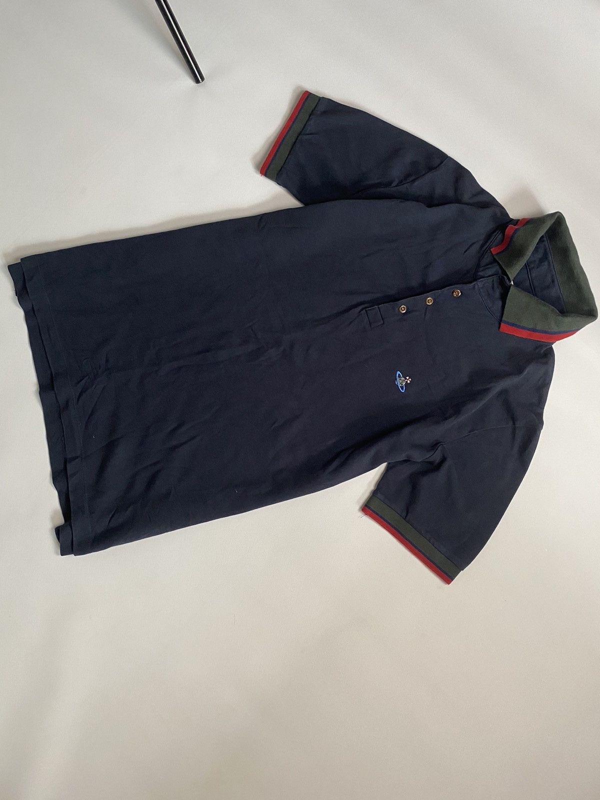 Vivienne Westwood polo vivienne westwood dark blue color Size US XL / EU 56 / 4 - 2 Thumbnail