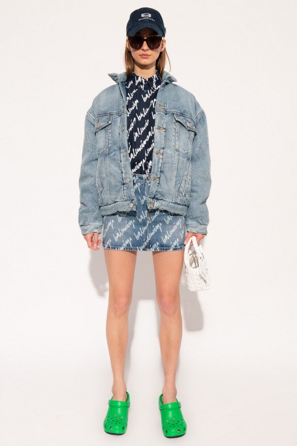 Balenciaga o1in1g0924 Padded Jacket in Pale Blue Size XL / US 12-14 / IT 48-50 - 2 Thumbnail