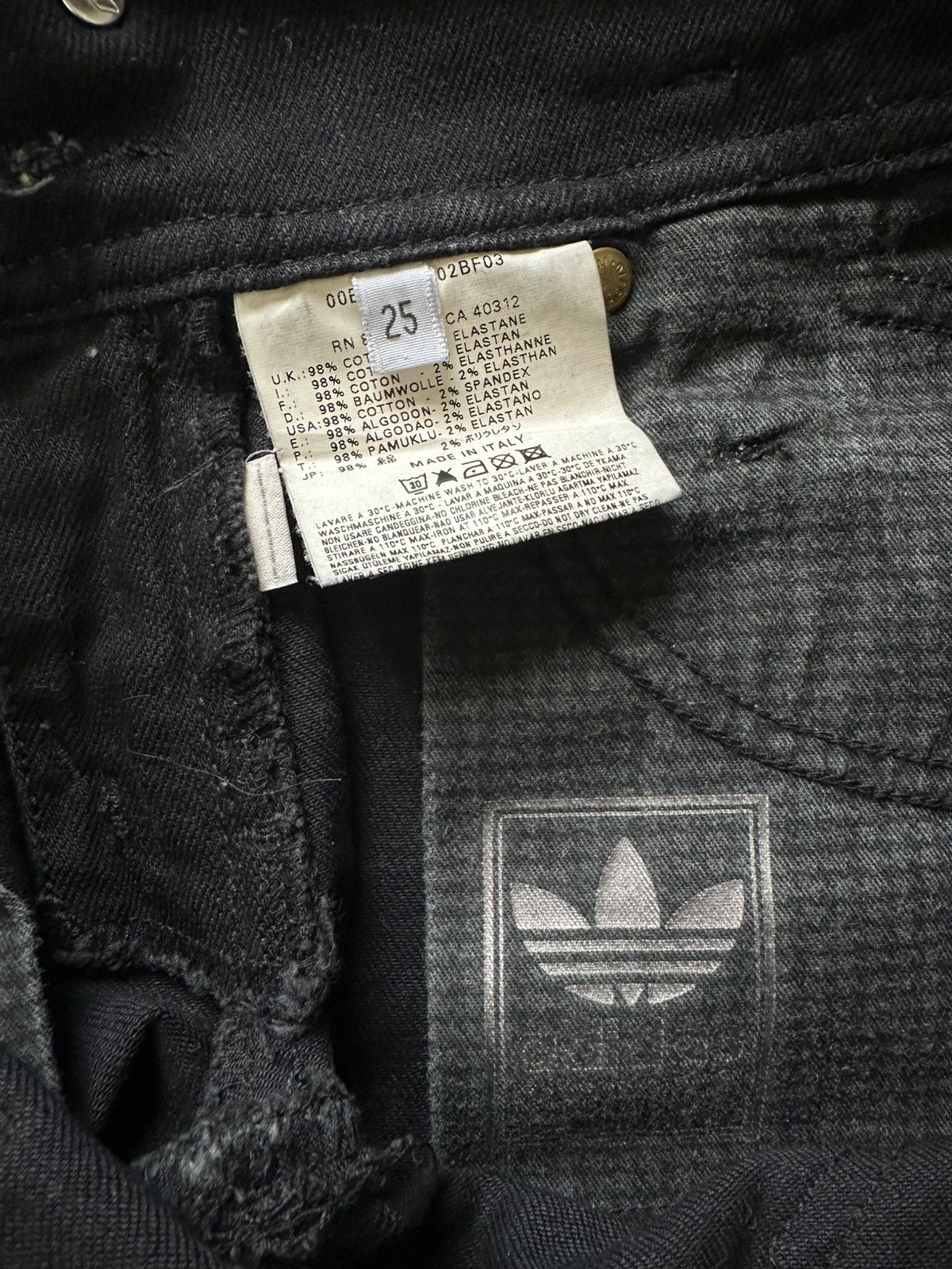 Adidas × Diesel Vintage Diesel x Adidas Skinny Jeans Size US 26 / EU 42 - 7 Thumbnail