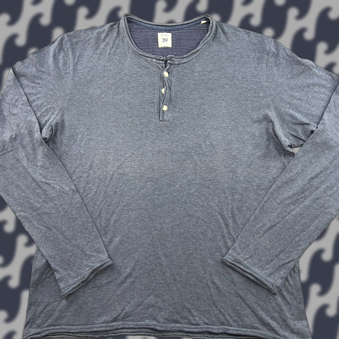 Vintage Boggi Milano Mens Long Sleeves Polo Shirt Mens Large Blue cotton Shirt Mens L Blue Boggi Milano Mens Long Sleeves Polo Shirt Blue cotton Size US L / EU 52-54 / 3 - 1 Thumbnail