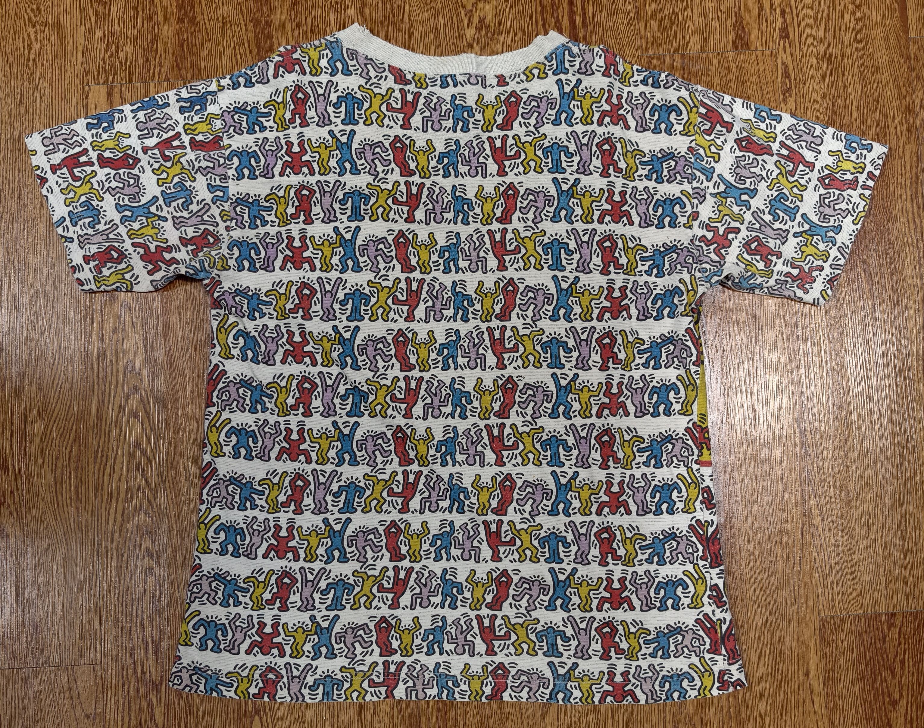 Keith Haring Vintage Keith Haring distress Size US L / EU 52-54 / 3 - 2 Thumbnail