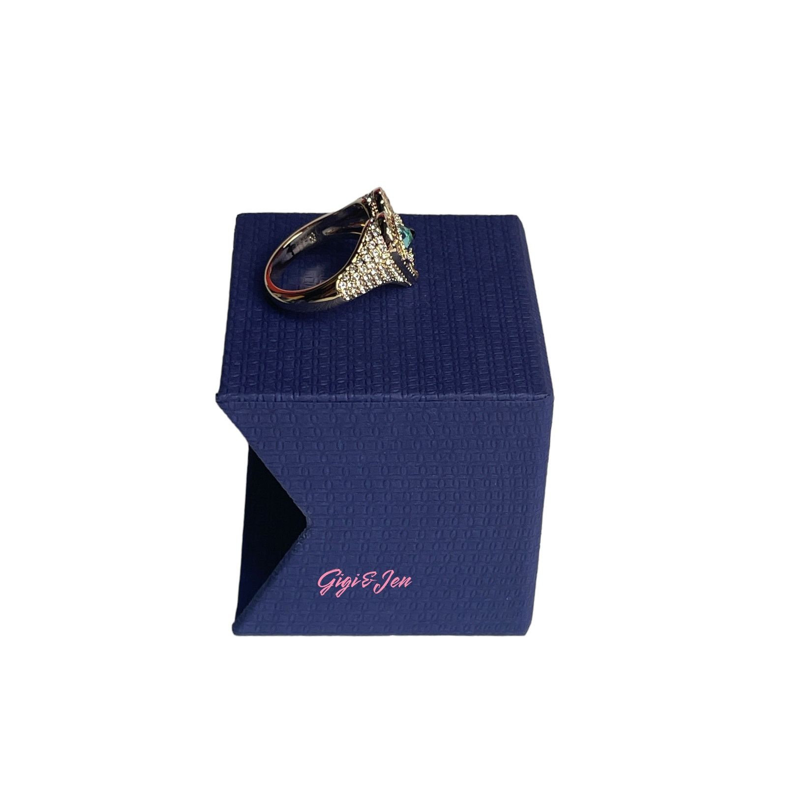 Swarovski Swarovski Lucky Goddess Heart Ring Gold Tone Size 8 USA Size ONE SIZE - 5 Thumbnail