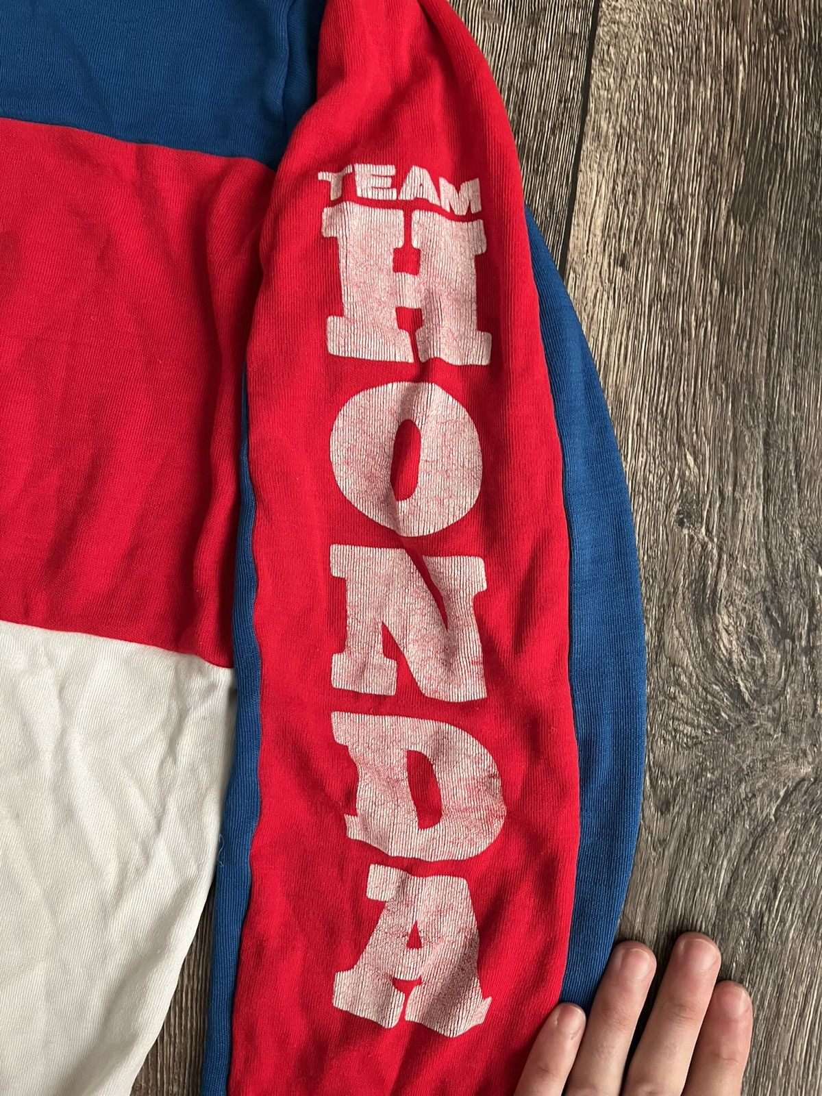 Honda × Vintage Vintage 80s Honda Logo Team Equipment Racing Sweatshirt Rare Size US L / EU 52-54 / 3 - 14 Thumbnail