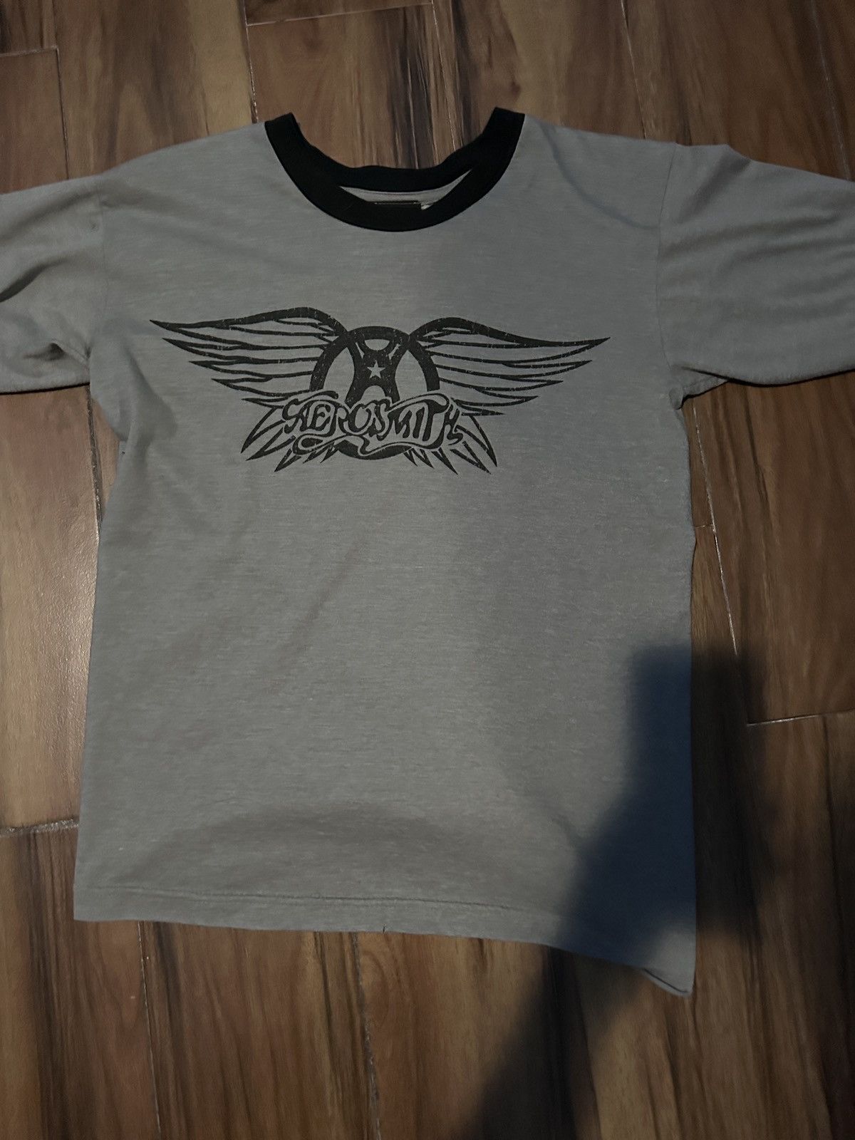 Band Tees Vintage Aerosmith ringer Tee Size US M / EU 48-50 / 2 - 1 Thumbnail