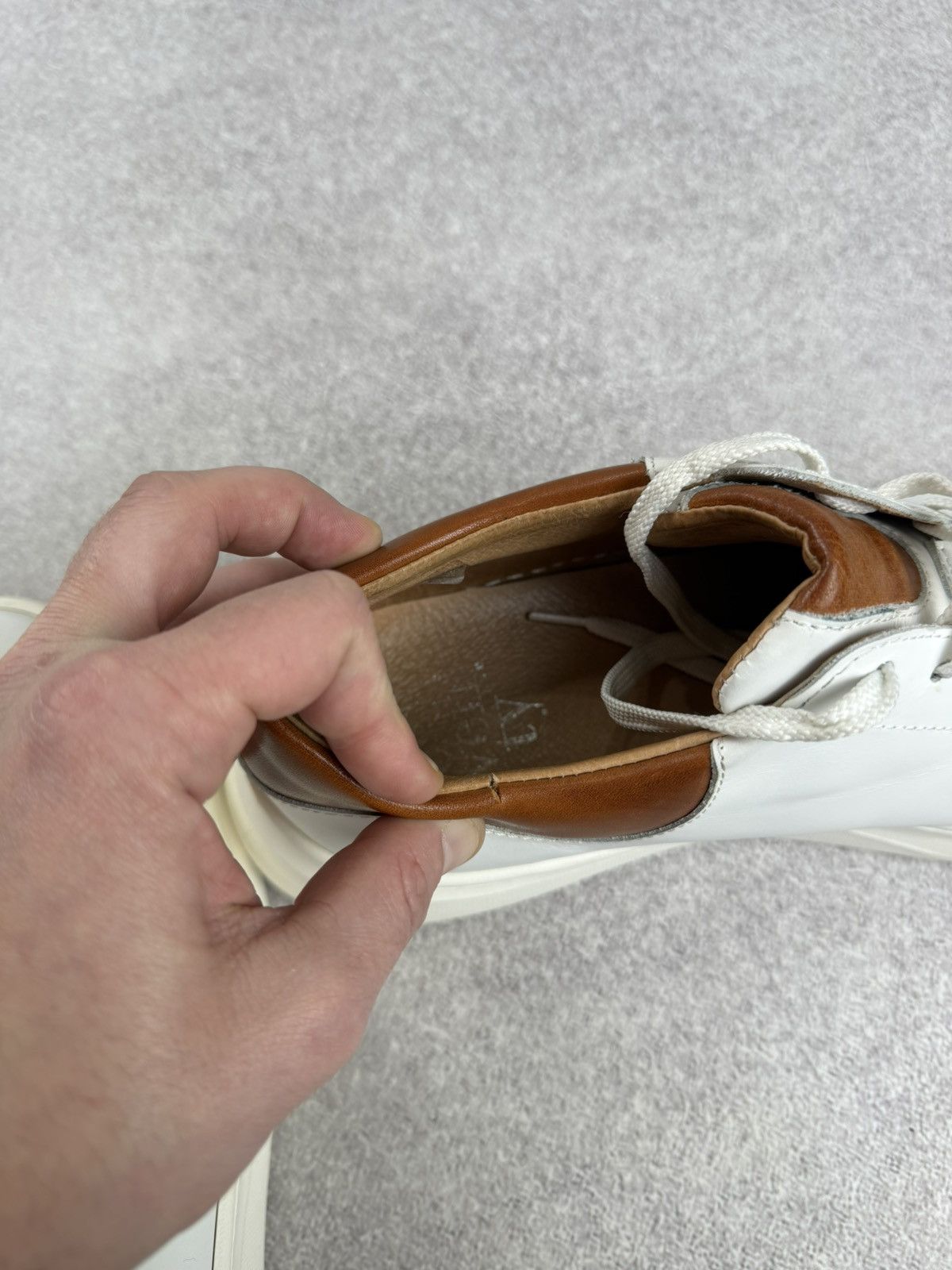 Eleventy Eleventy White Leather Sneakers Men’s Size 43 Size US 10 / EU 43 - 11 Thumbnail