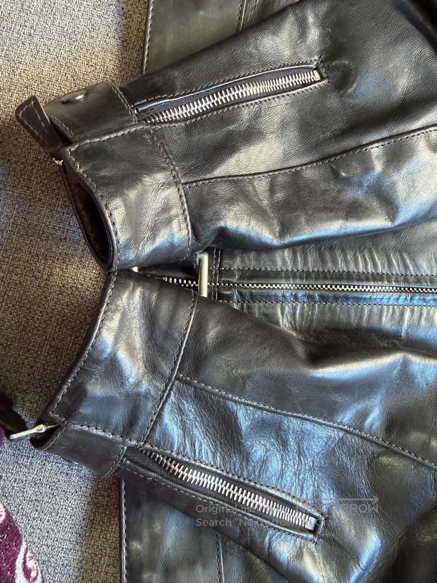 Eastman Leather Clothing Eastman German Pilot Horsehide Jacket. Size US M / EU 48-50 / 2 - 5 Thumbnail