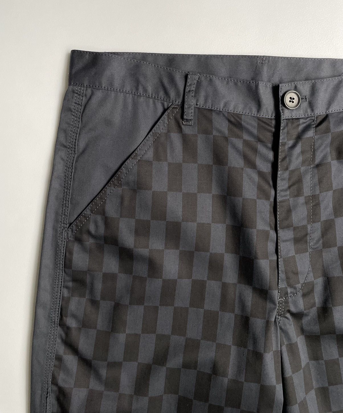 Comme des Garcons ‘Checkerboard Front’ Utility Pants Size US 32 / EU 48 - 3 Thumbnail