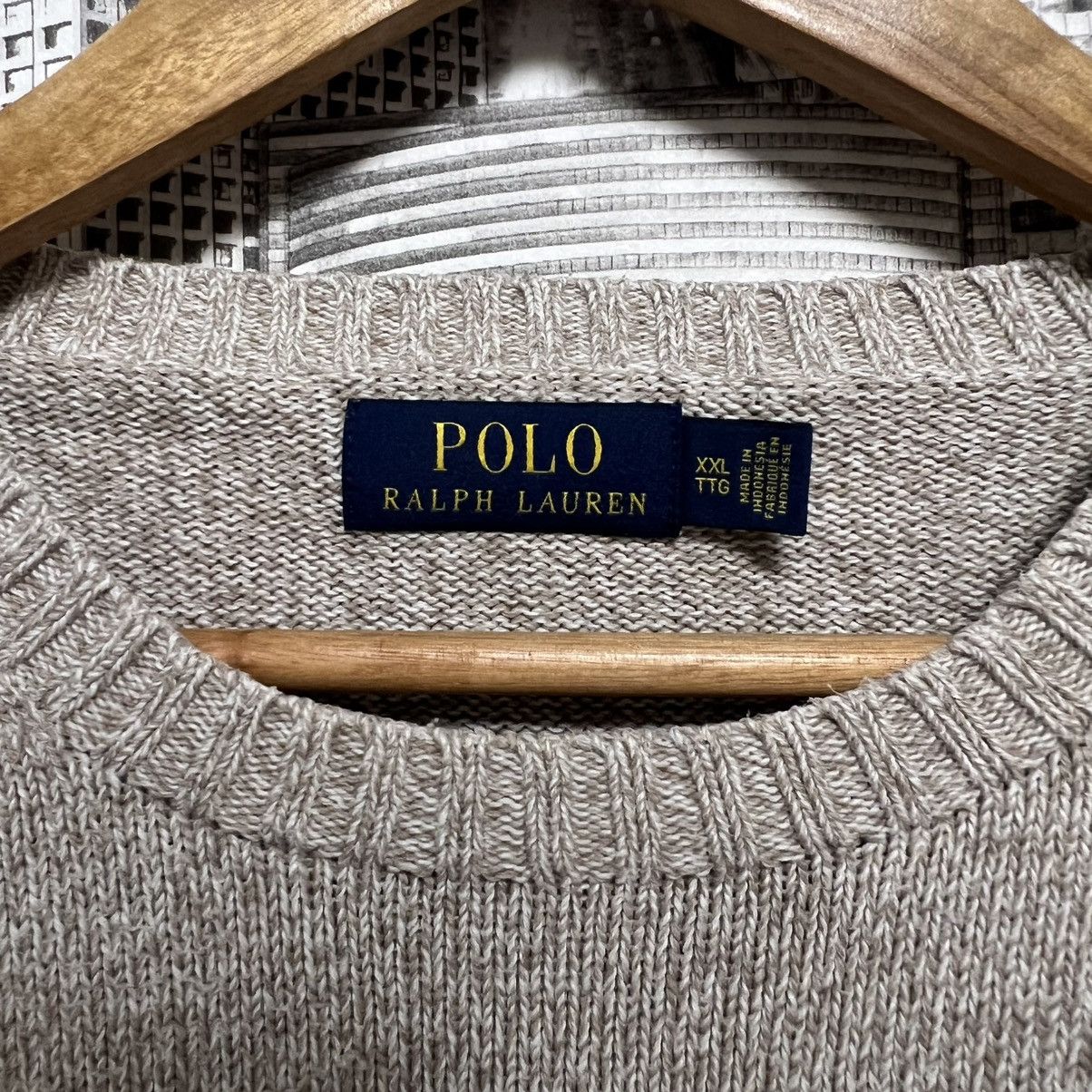 Polo Ralph Lauren Polo Ralph Lauren Cable Knit Crewneck Sweater Sz FACT XL XXL Size US XXL / EU 58 / 5 - 7 Thumbnail