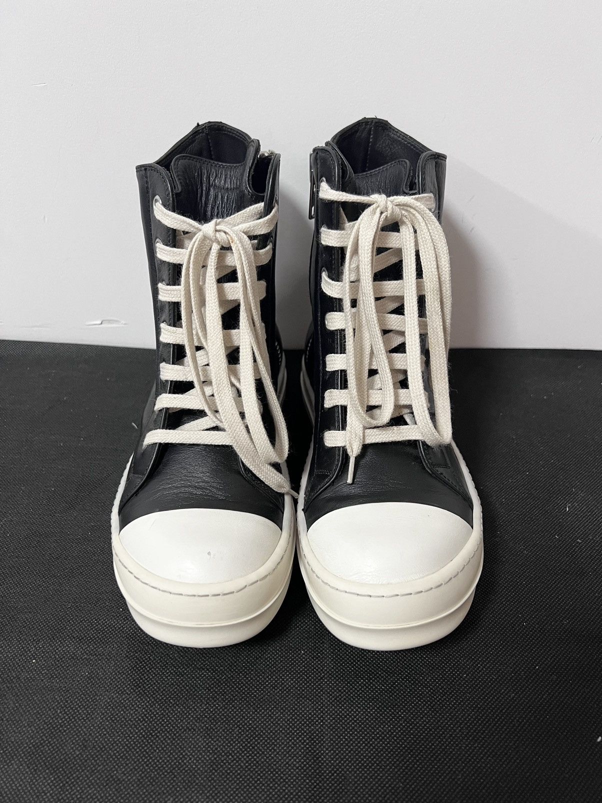 Rick Owens Rick owens mainline ramones high top sneakers Size US 5.5 / IT 35.5 - 3 Thumbnail