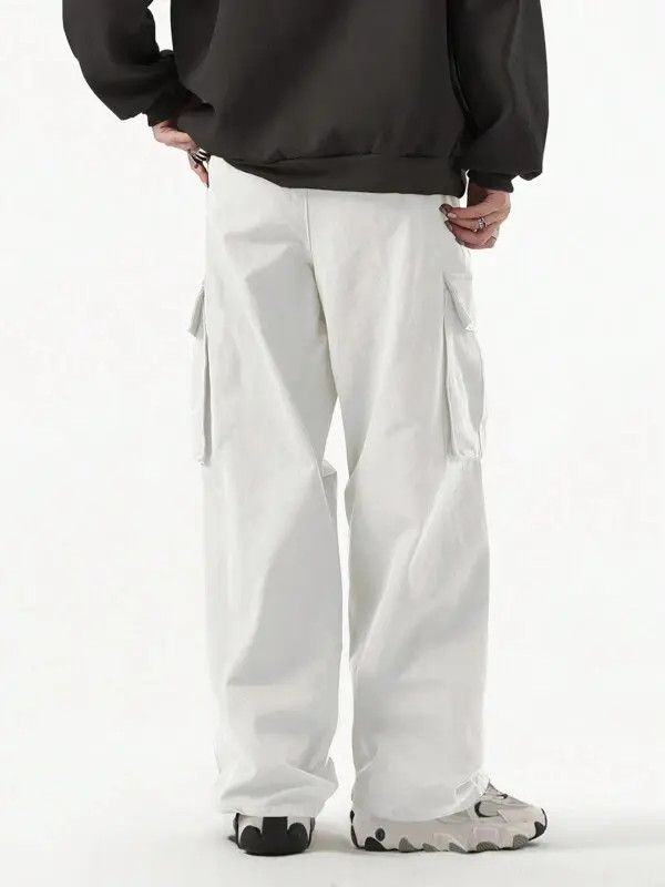 Designer Chizuru x Chi Washed Distressed Cargo Loose Fit Pants Size US 32 / EU 48 - 2 Thumbnail