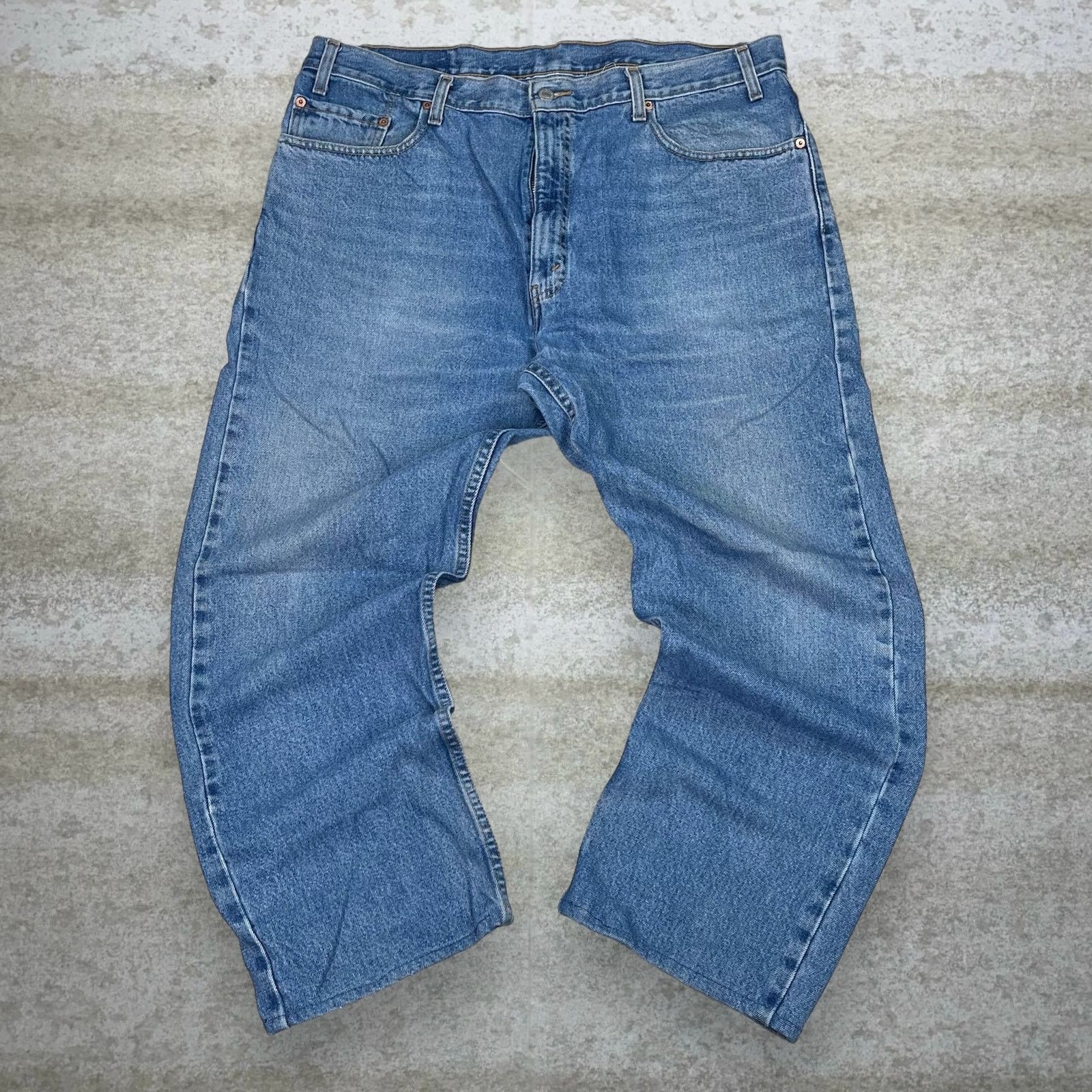 Levi's Vintage 90s Levis Jeans 40x28 Regular Straight Medium Wash Size US 40 / EU 56 - 2 Thumbnail