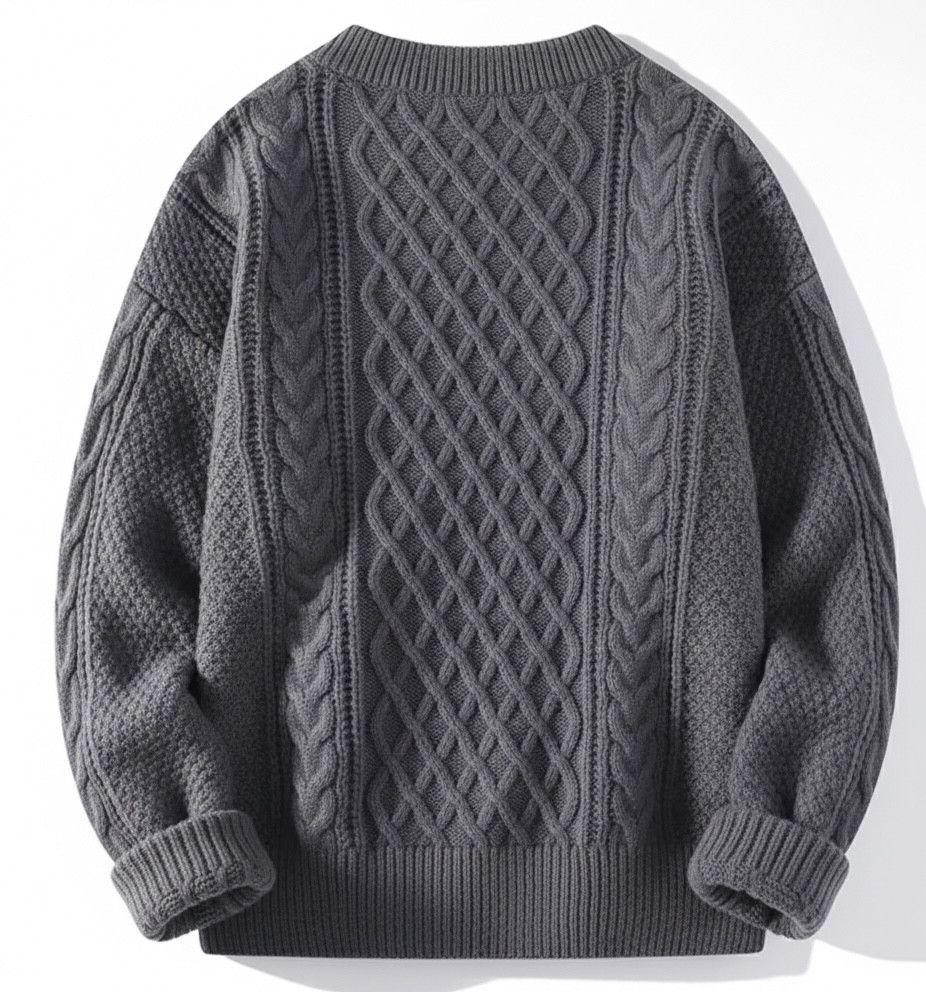 Japanese Brand Retro Weaving Art Jacquard Knitted Sweatshirt Size US M / EU 48-50 / 2 - 2 Thumbnail