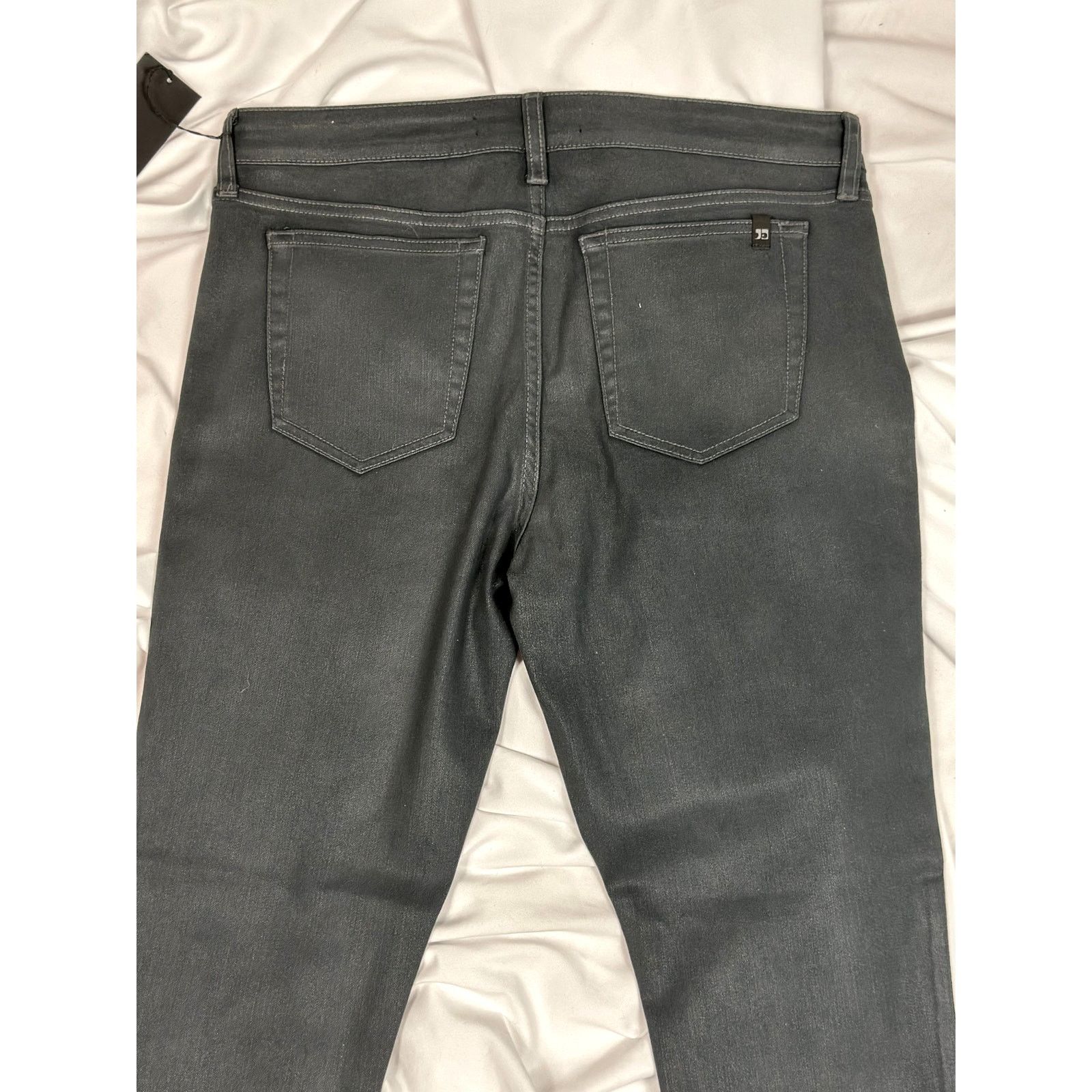 Other Joes Jeans Straight Leg Logo Back Pocket Black 31 Size 31" - 10 Thumbnail