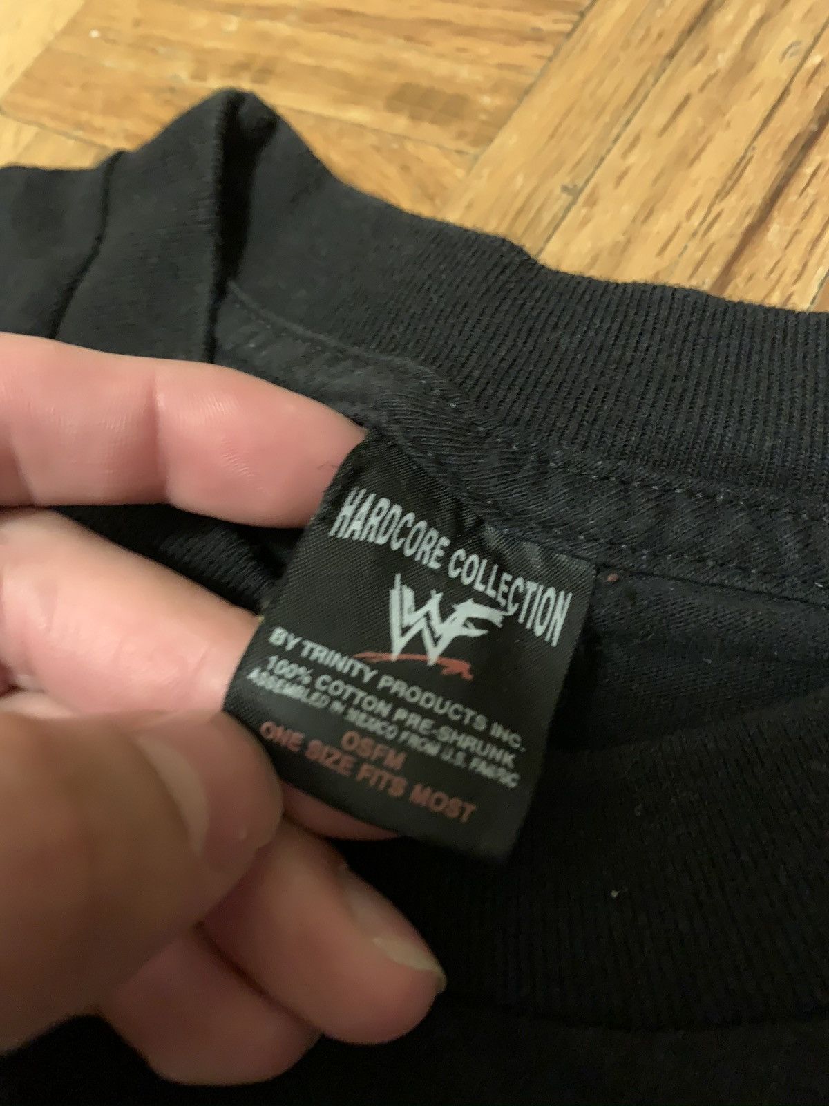 WWE 1999 WWF The Rock “Professional Hardcore Wrestler” T Shirt Size US M / EU 48-50 / 2 - 5 Thumbnail