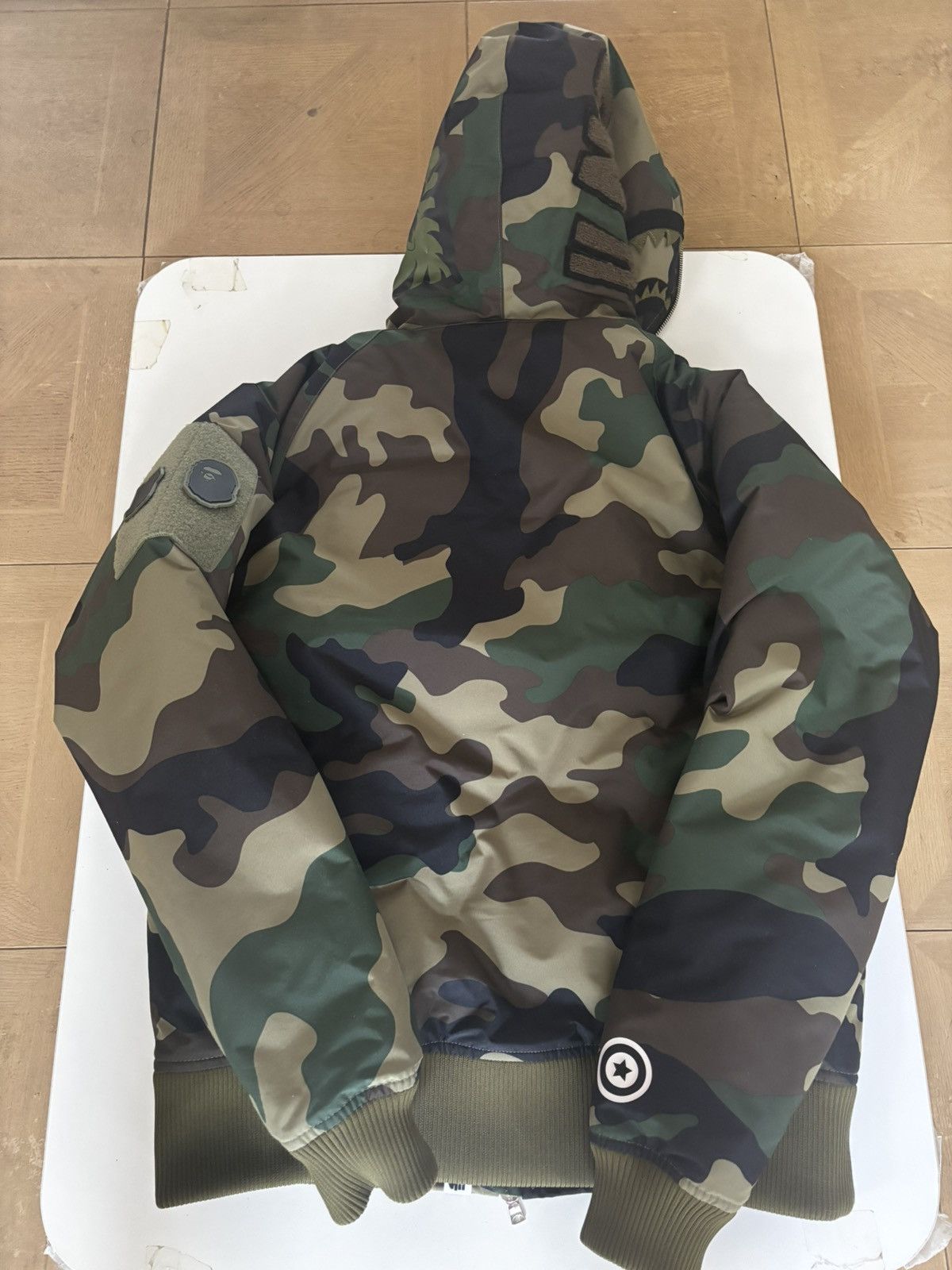 Bape Ape bape x undefeated woodland camo shark down Jacket S Size US S / EU 44-46 / 1 - 12 Thumbnail