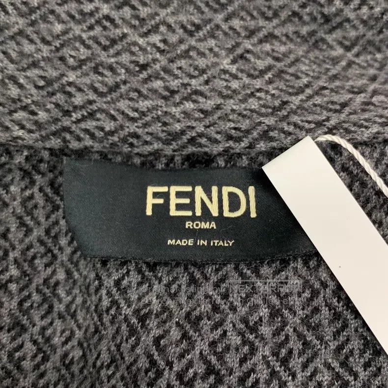 Fendi Fendi Black Lining Monogram Printed Wool Hooded Zip-Up Lon Size US S / EU 44-46 / 1 - 6 Thumbnail