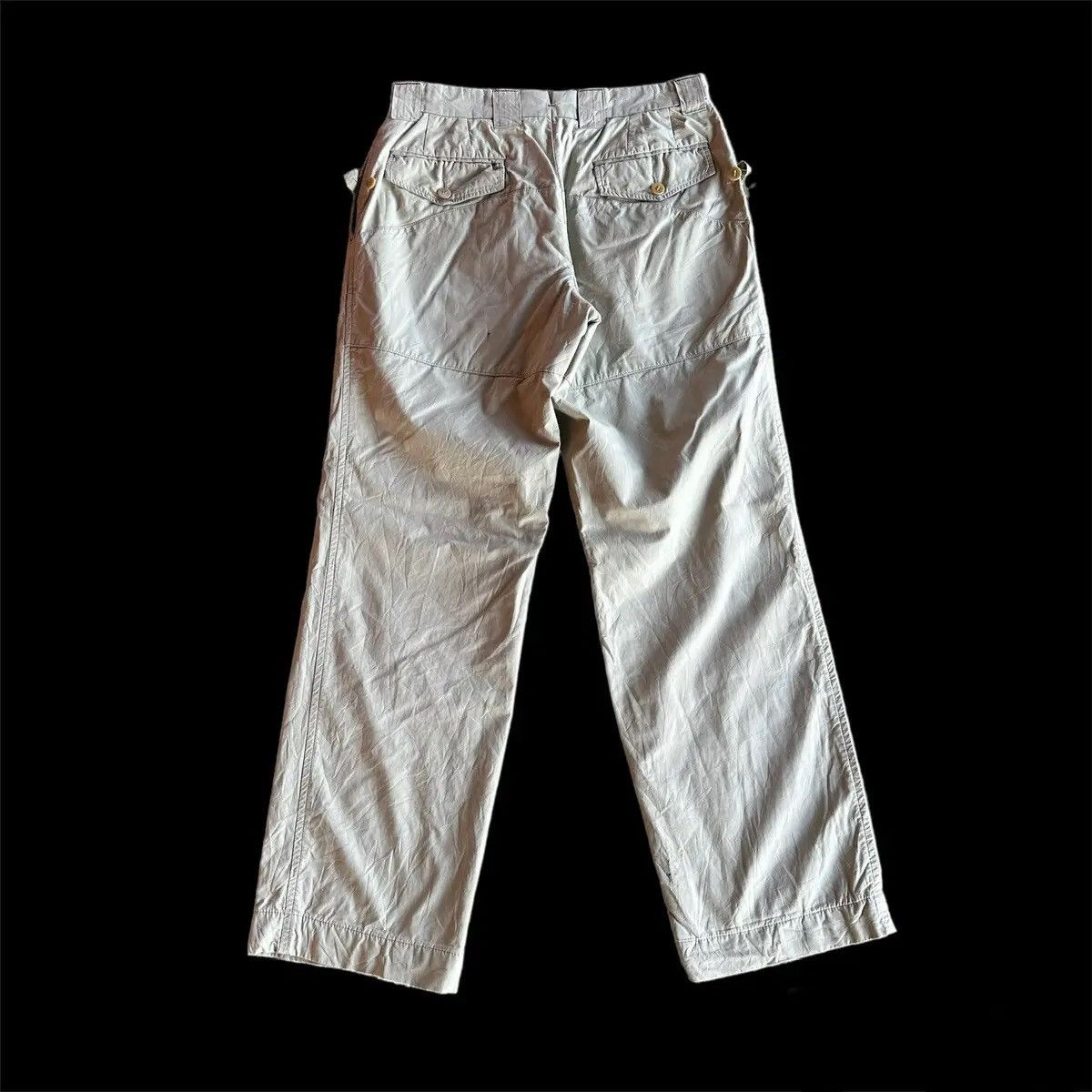 Japanese Brand LACQUER CO. TAILOR KHAKI BLANK TROUSERS PANTS W28 Size US 28 / EU 44 - 2 Thumbnail