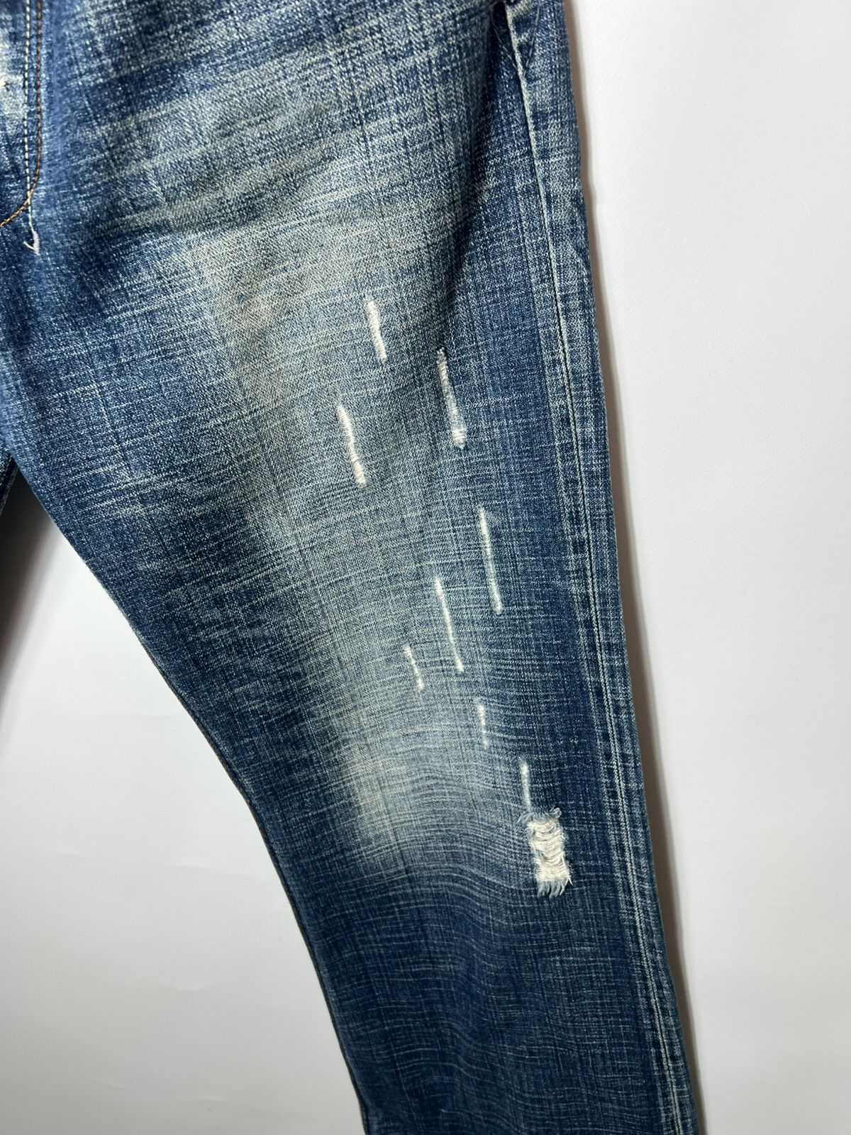 Diesel Vintage streetwear y2k sk8 Diesel Distressed Denim Pants Size US 36 / EU 52 - 3 Thumbnail