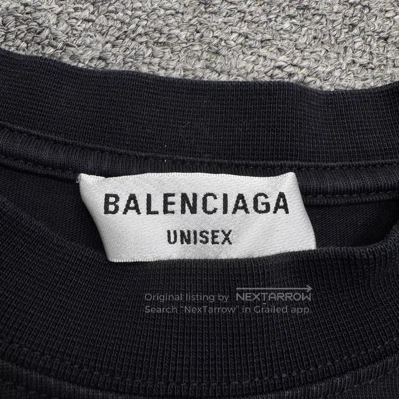 Balenciaga Balenciaga Letter Embroidered Short Sleeve Size US XS / EU 42 / 0 - 2 Thumbnail